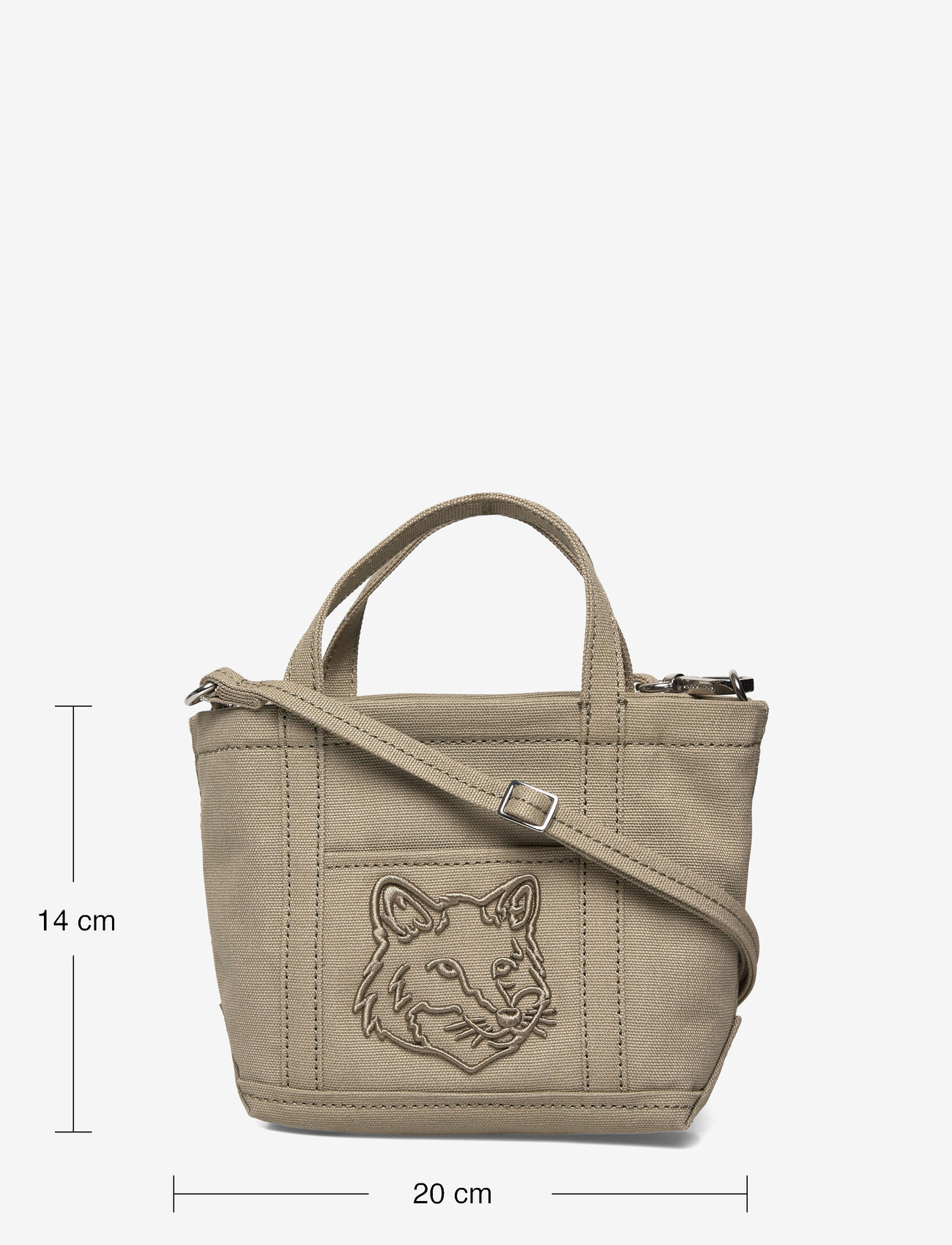 Maison Kitsune - FOX HEAD MINI TOTE - totes - laurelgreen - 3