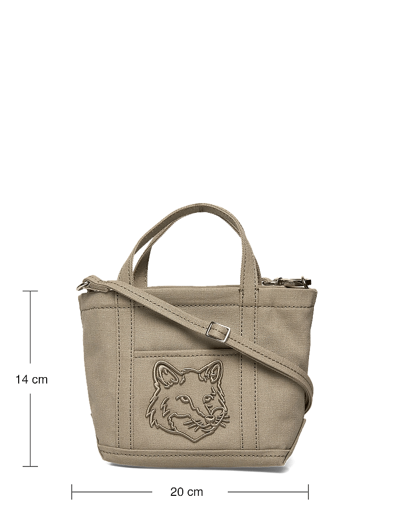 Maison Kitsune - FOX HEAD MINI TOTE - tote bags - laurelgreen - 3