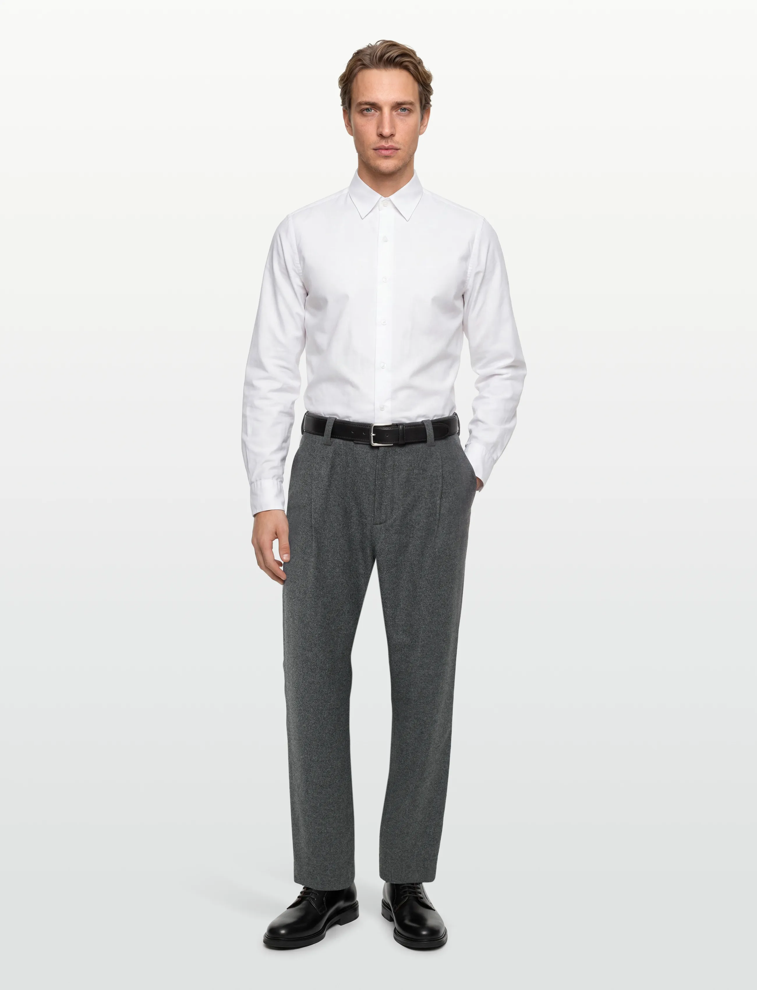 Maison Kitsune Tailored Pants, 42, Trousers, Grau - Formal, Männerswear