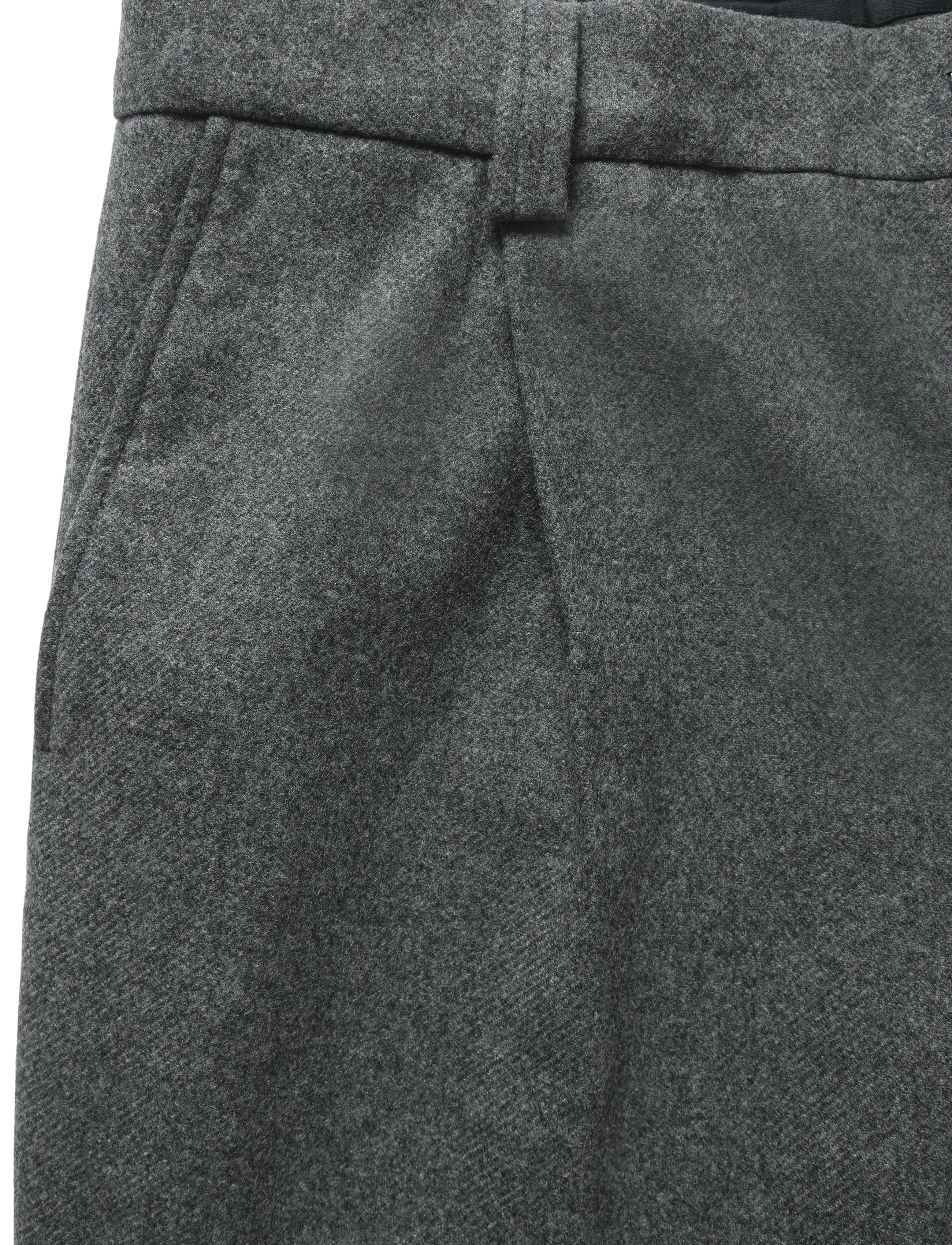 Maison Kitsune - TAILORED PANTS - grey melange - 2