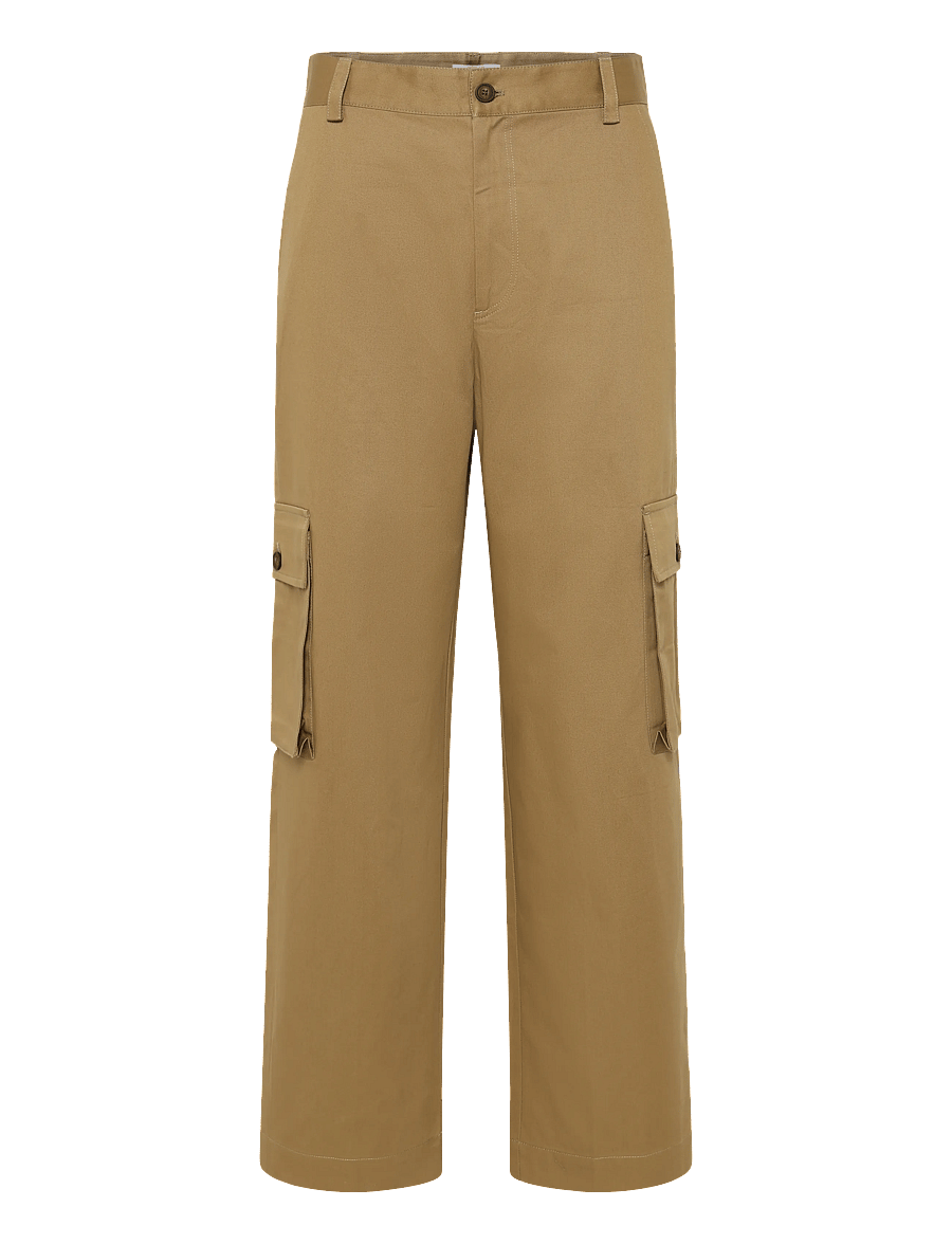 Maison Kitsune - CARGO PANTS - pantalon cargo - chino beige - 1