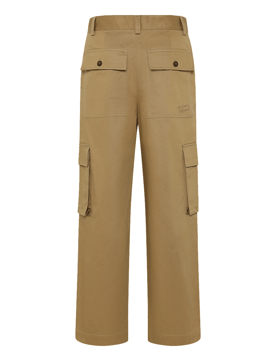 Maison Kitsune - CARGO PANTS - pantalon cargo - chino beige - 2