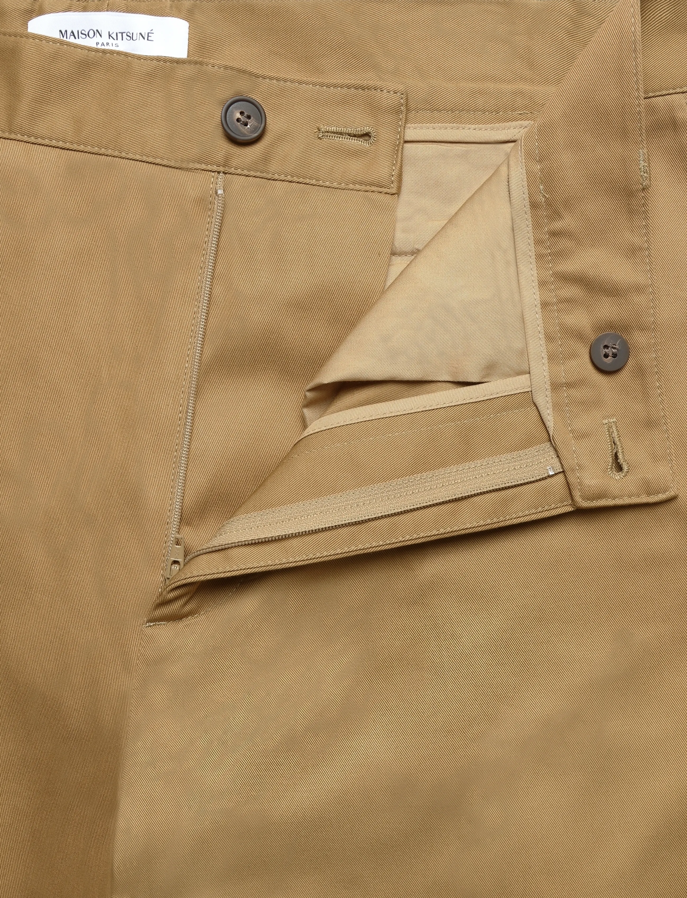 Maison Kitsune - CARGO PANTS - chino beige - 3