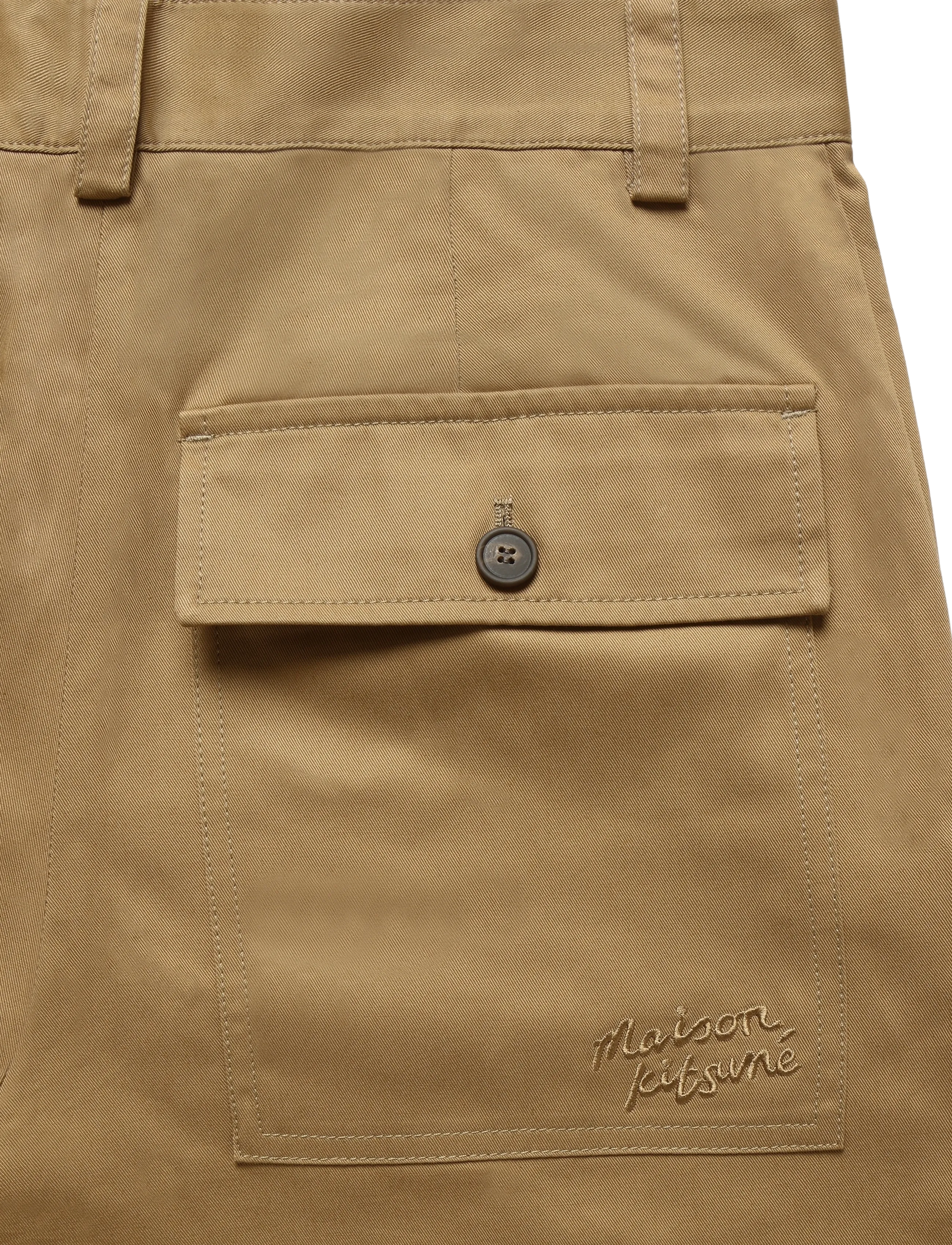 Maison Kitsune - CARGO PANTS - chino beige - 4