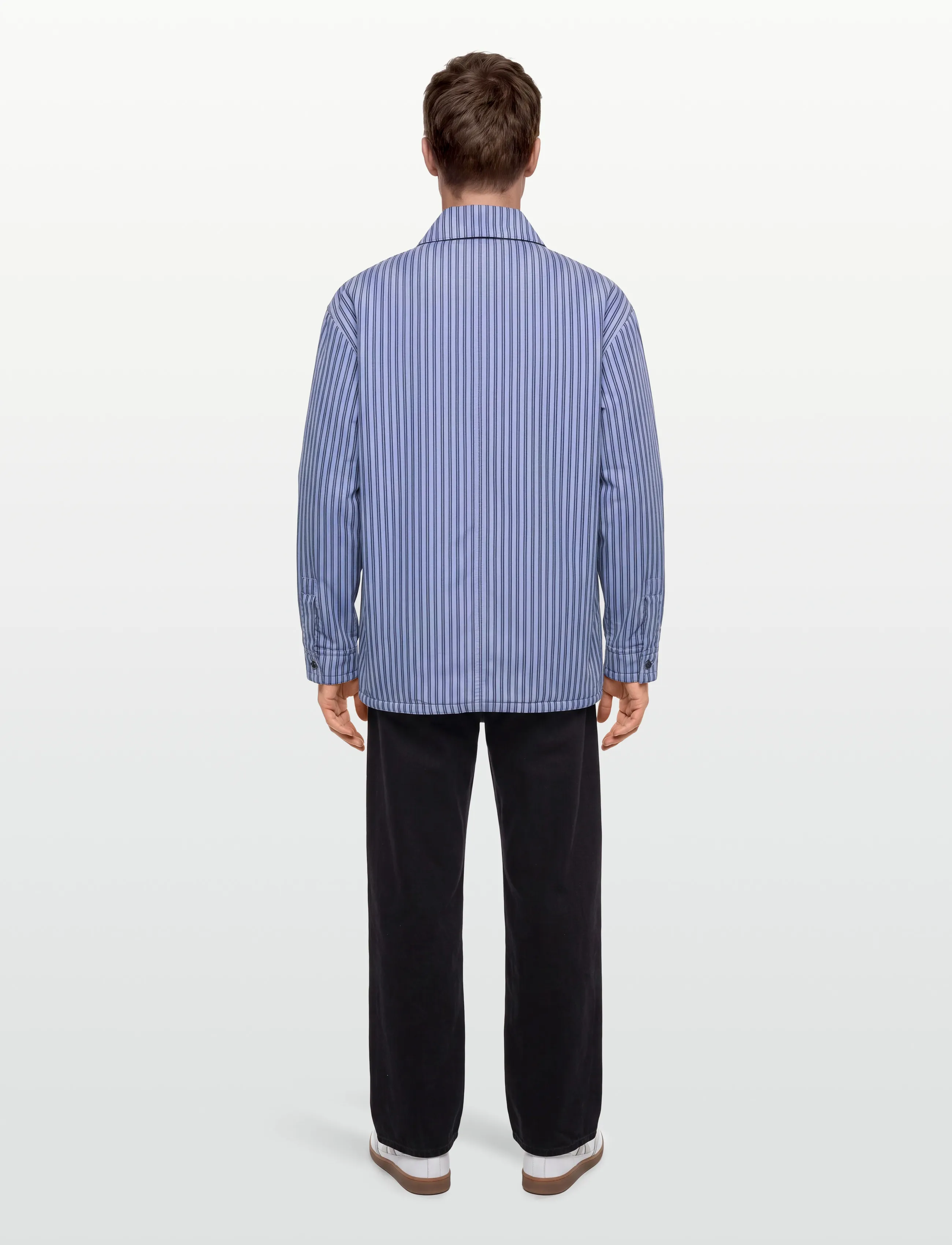 Maison Kitsune - COTTON PADDED OVERSHIRT - sulejoped - navy/blue - 4