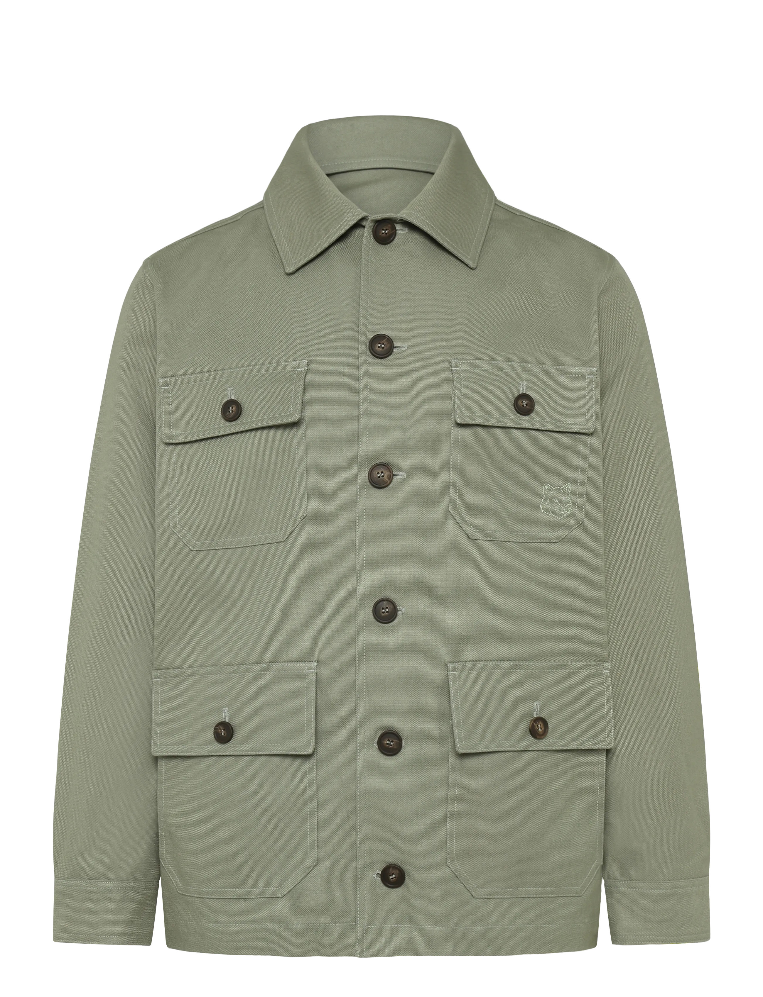 Maison Kitsune - UTILITY JACKET - pebble - 1