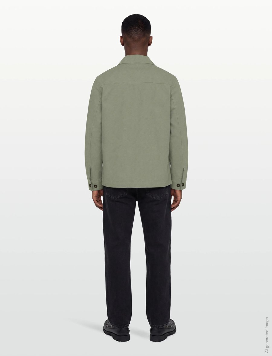 Maison Kitsune - UTILITY JACKET - kevadjoped - pebble - 4