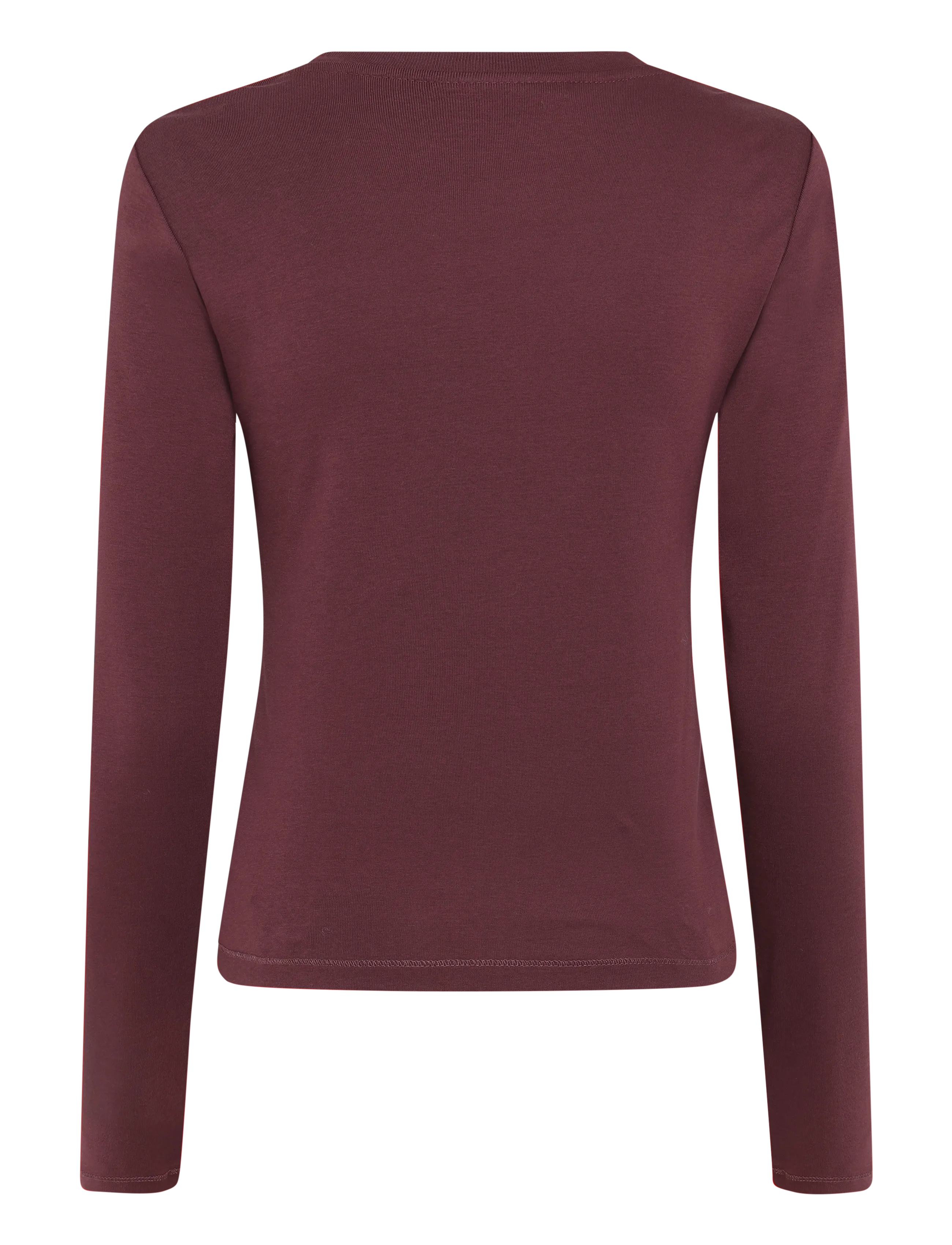 Maison Kitsune - WOODLAND FOX LONG SLEEVES SLIM TEE-SHIRT - bakelite - 1