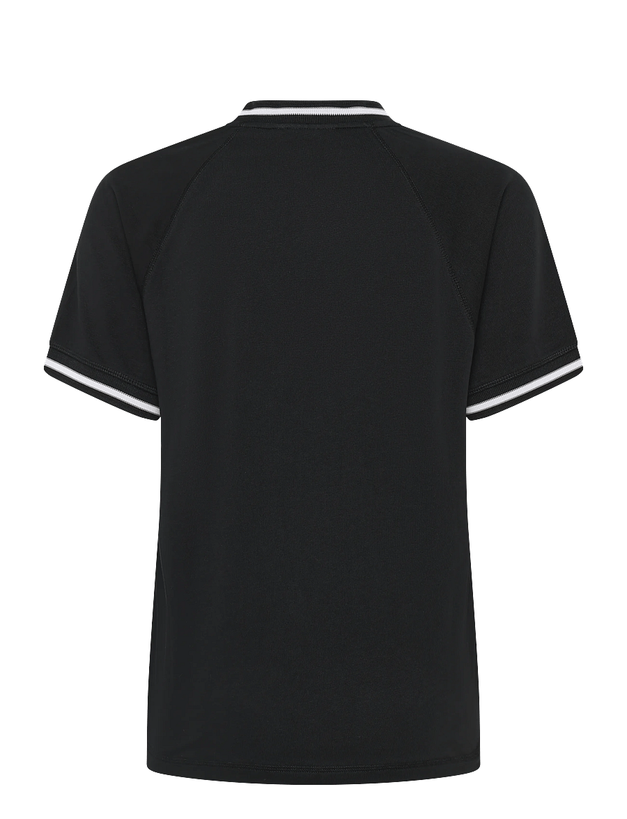 Maison Kitsune - FLASH FOX FOX RAGLAN TEE-SHIRT - t-shirts - black - 1