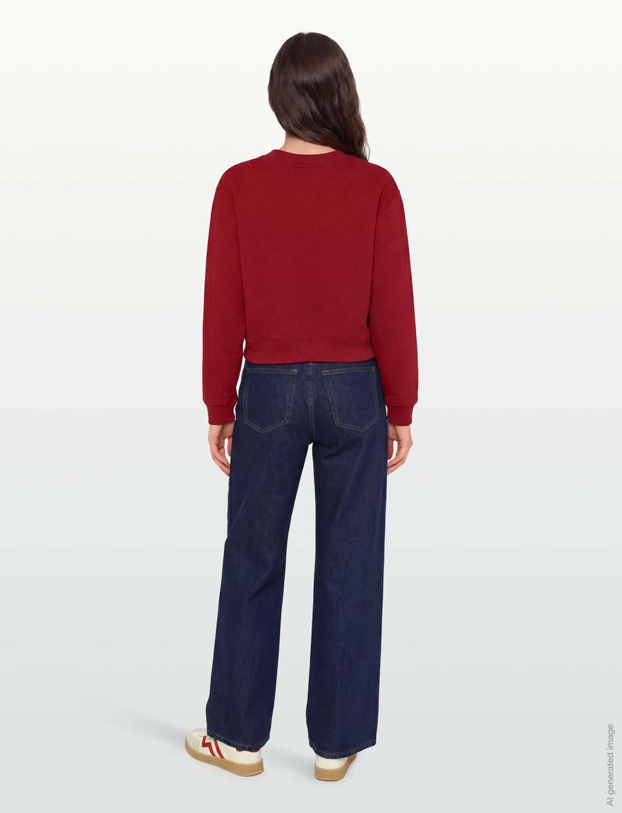 Maison Kitsune - GRADIENT MAISON KITSUNE BOXY SWEATSHIRT - sweatshirts - winterberry - 4