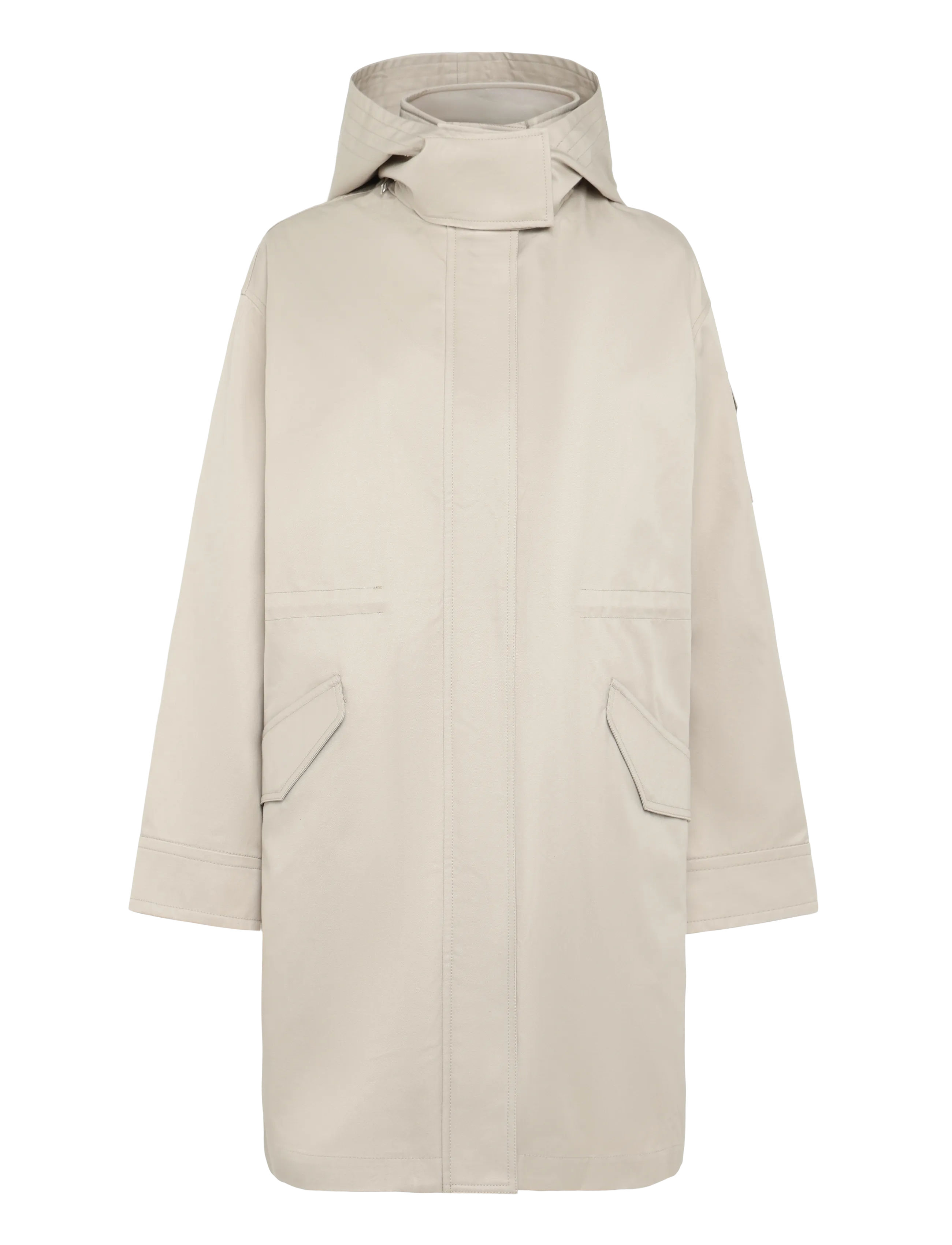 Maison Kitsune WINTER PARKA - Transitional Layering - SMOKE / grey