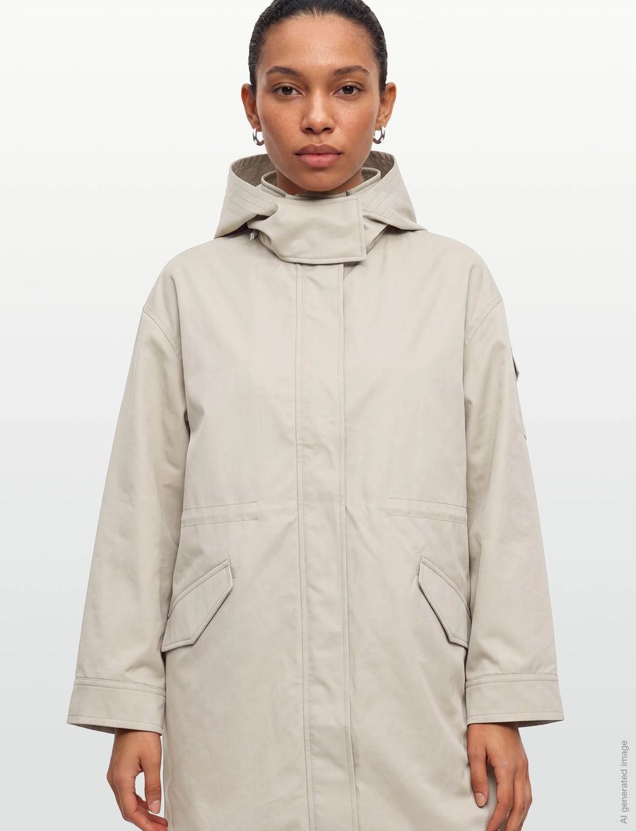 Maison Kitsune - WINTER PARKA - parkas - smoke - 3