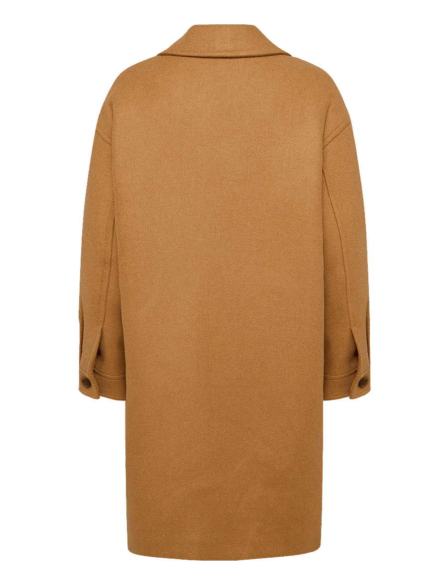 Maison Kitsune - WOOL COAT - talvejoped - beige melange - 1
