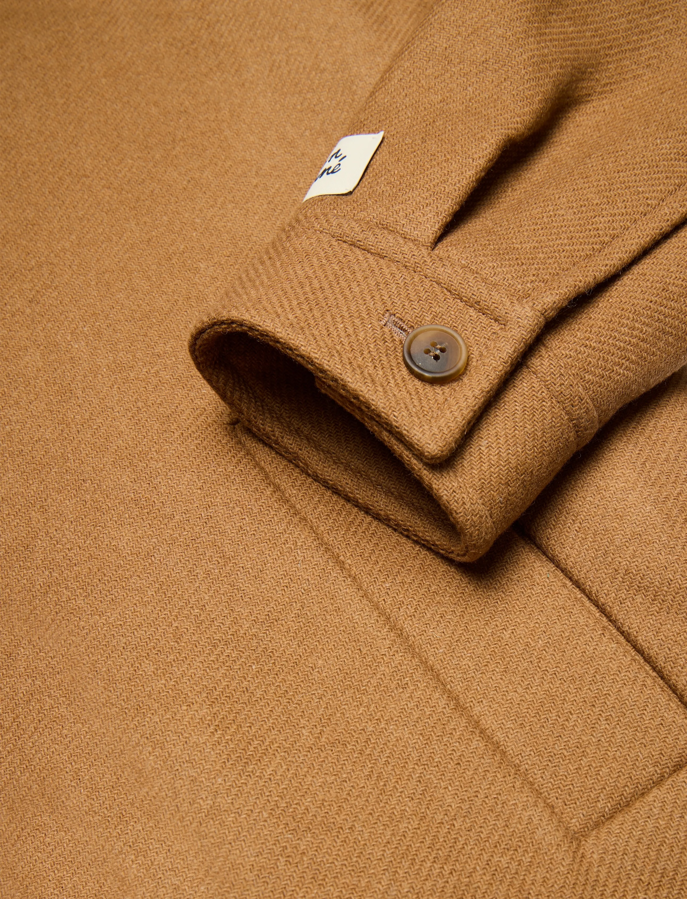 Maison Kitsune - WOOL COAT - beige melange - 3