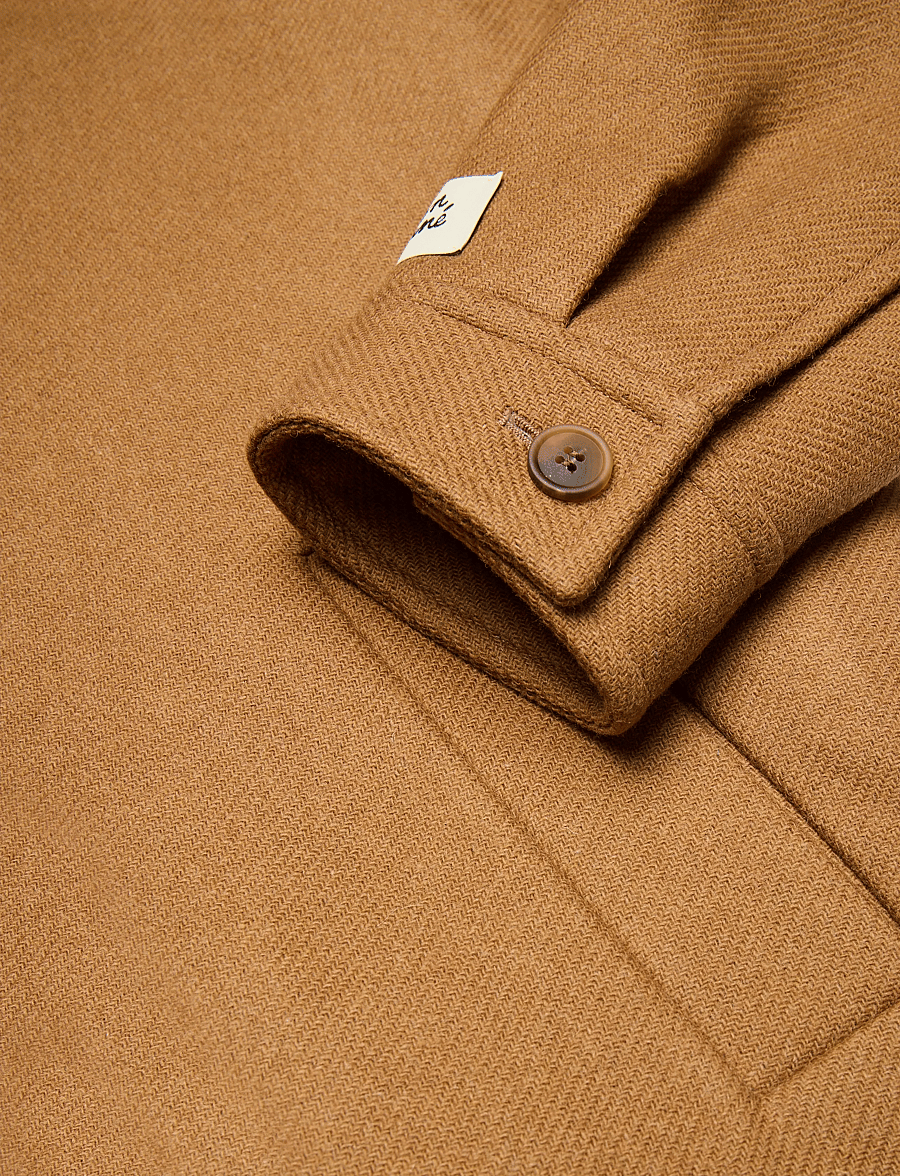 Maison Kitsune - WOOL COAT - talvejoped - beige melange - 3