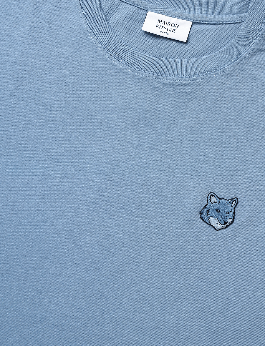 Maison Kitsune - BOLD FOX HEAD PATCH OVERSIZE TEE SHIRT - kortærmede t-shirts - hampton blue - 2