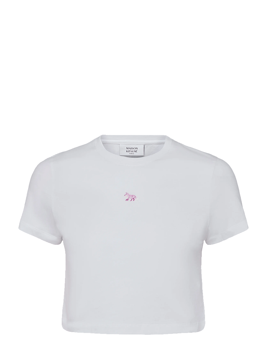 Maison Kitsune - BABY FOX PATCH BABY TEE-SHIRT - t-shirts - white - 0