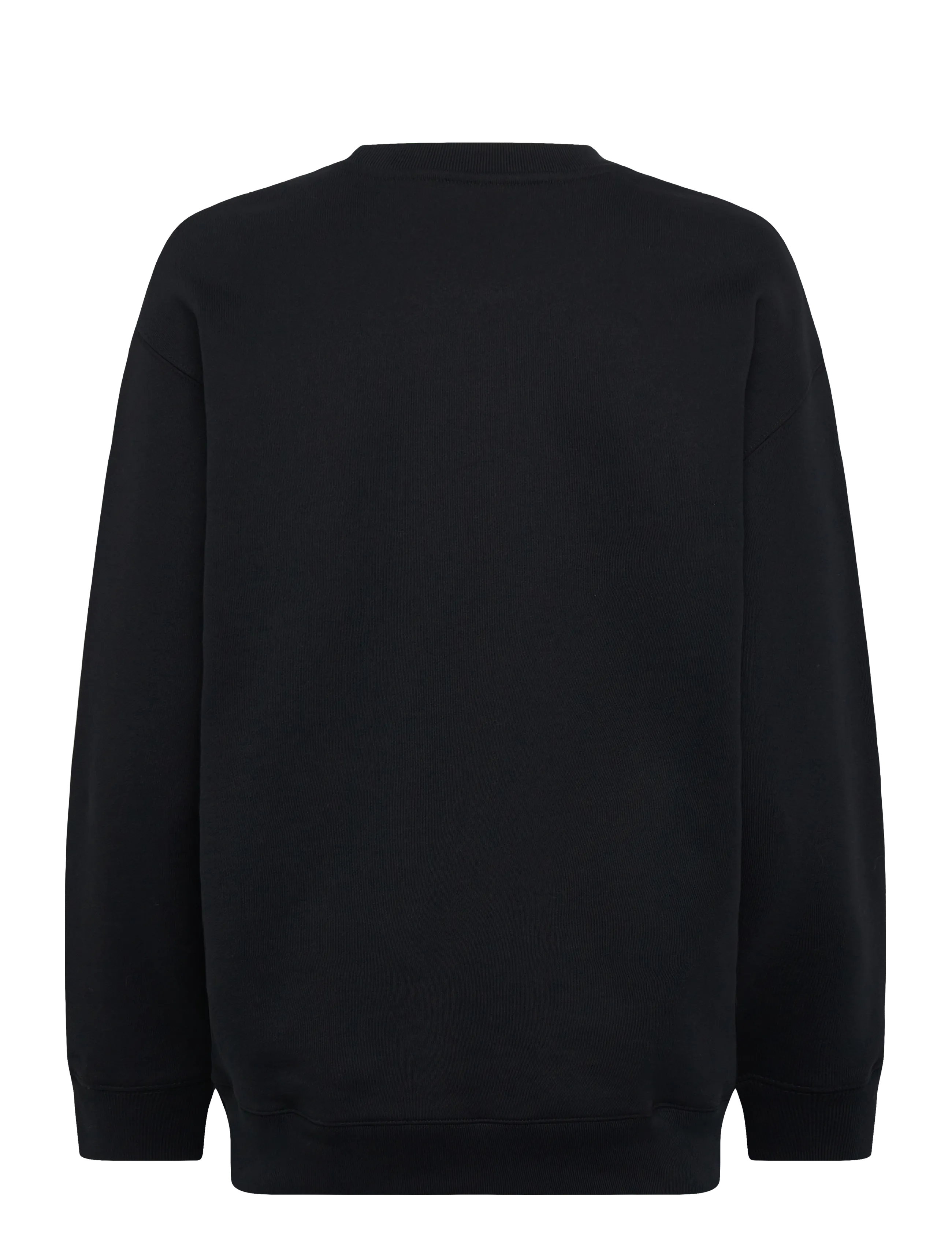 Maison Kitsune - BABY FOX OVERSIZE SWEATSHIRT BLACK - everyday style - black - 2