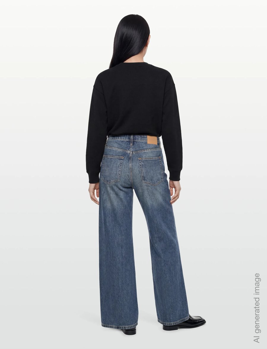 Maison Kitsune - BABY FOX OVERSIZE SWEATSHIRT BLACK - igapäevane stiil - black - 4
