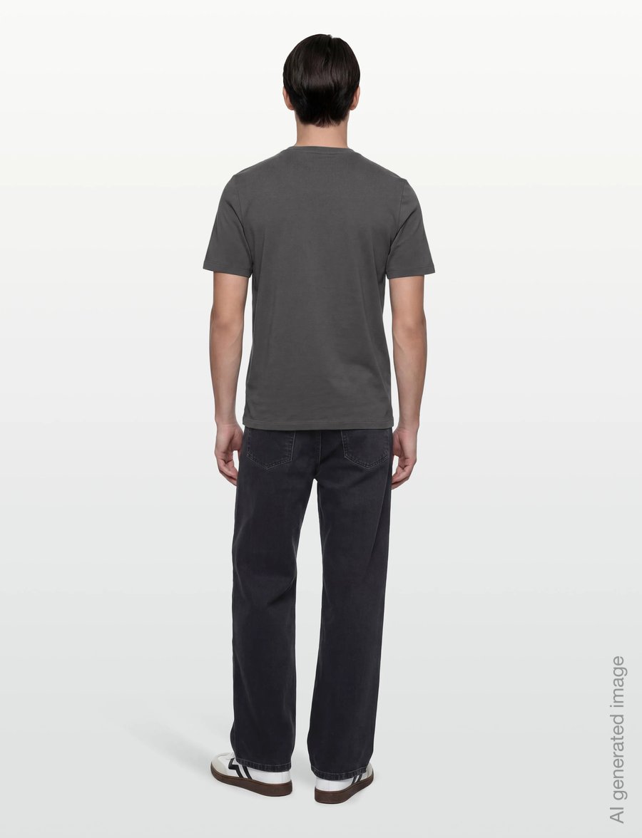 Maison Kitsune - FOX HEAD REGULAR TEE-SHIRT - kurzärmelig - charcoal - 4