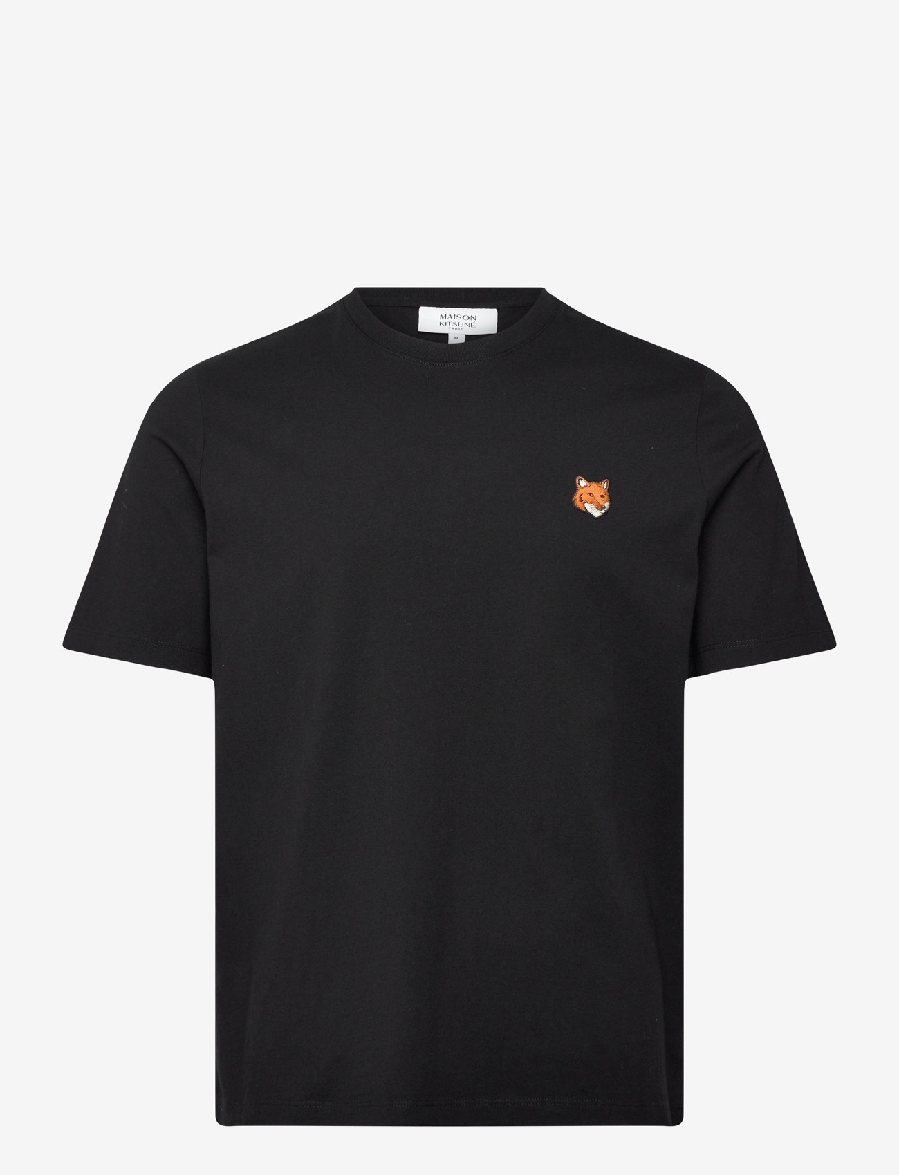 Maison Kitsune - FOX HEAD REGULAR TEE-SHIRT - lühikeste varrukatega t-särgid - black - 0