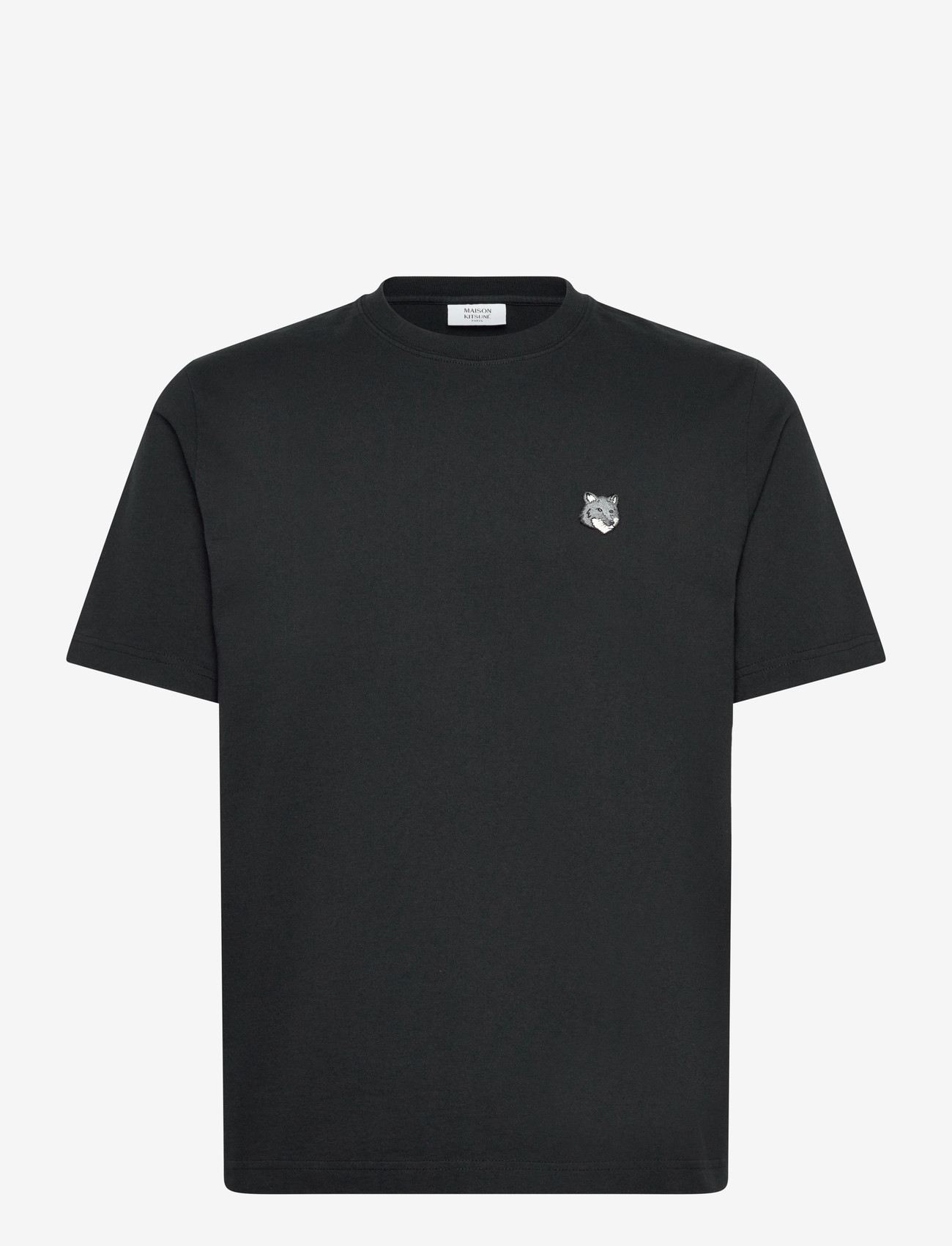 Maison Kitsune - FOX HEAD COMFORT TEE-SHIRT - kortærmede t-shirts - black - 1