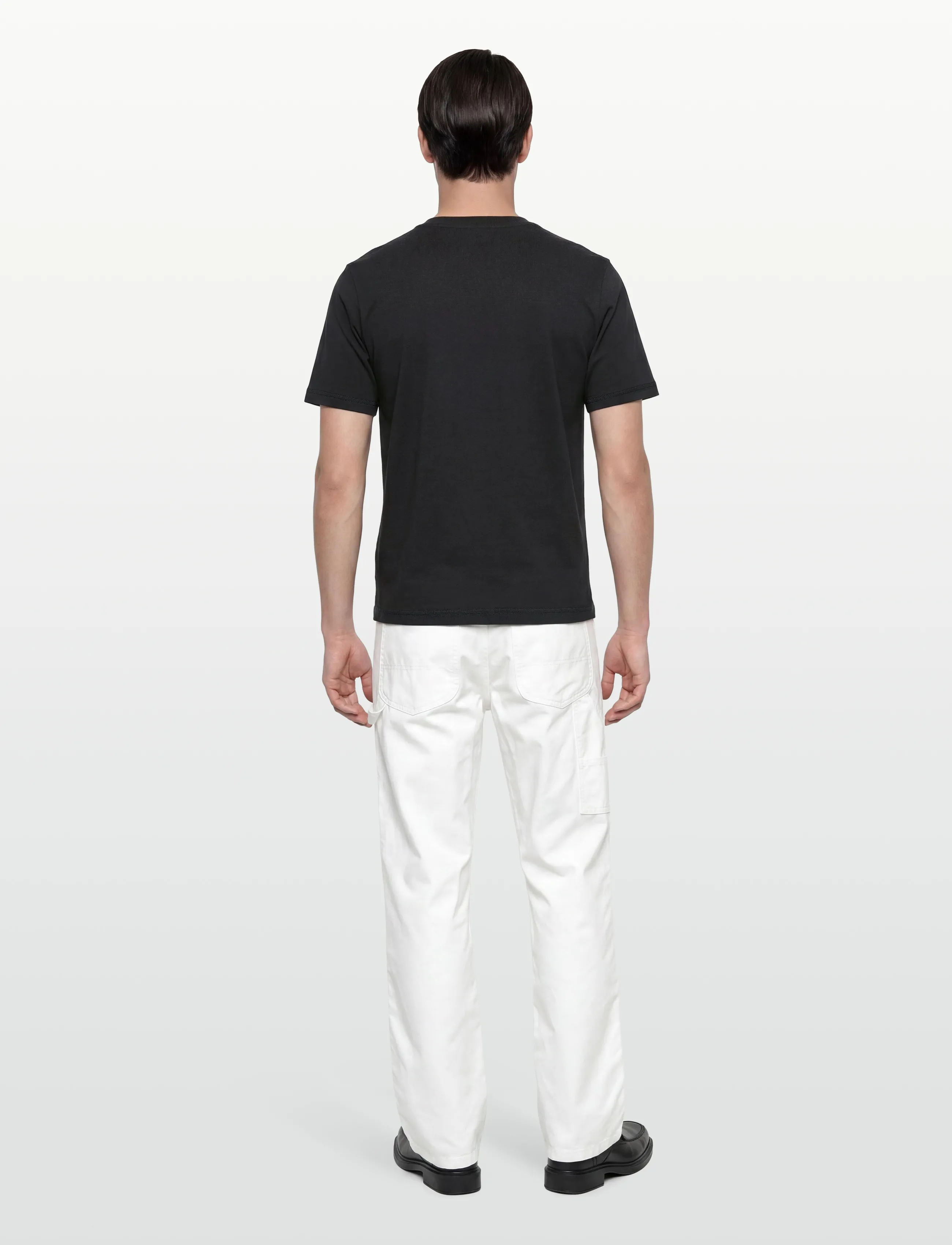 Maison Kitsune - FOX HEAD COMFORT TEE-SHIRT - kortärmade t-shirts - black - 4
