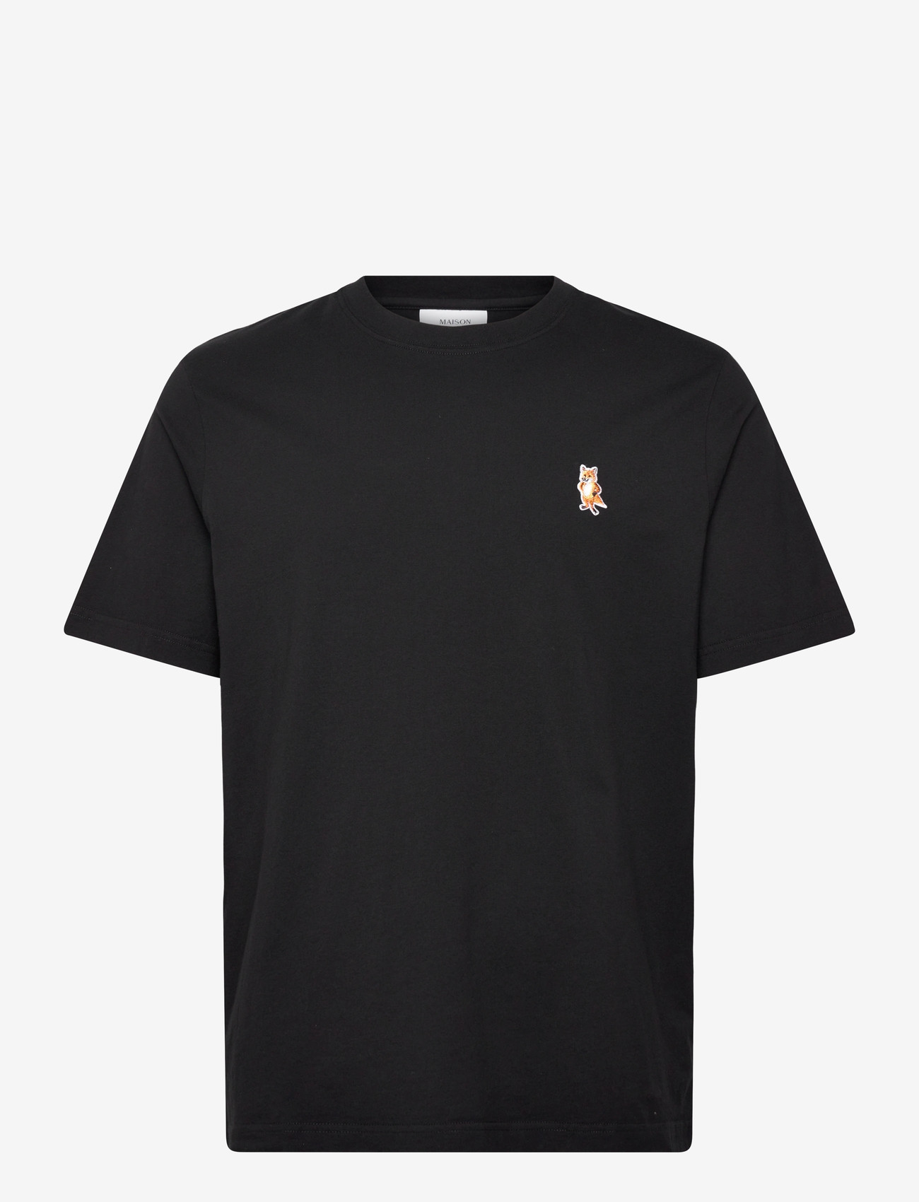 Maison Kitsune - STANDING FOX COMFORT TEE-SHIRT - short-sleeved t-shirts - black - 1