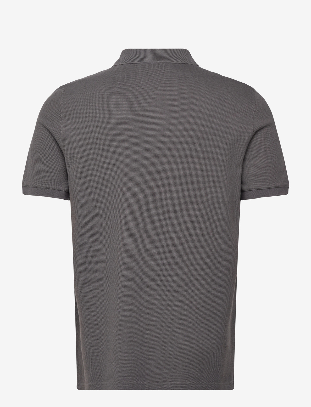 Maison Kitsune - FOX HEAD REGULAR POLO CHARCOAL - charcoal - 2