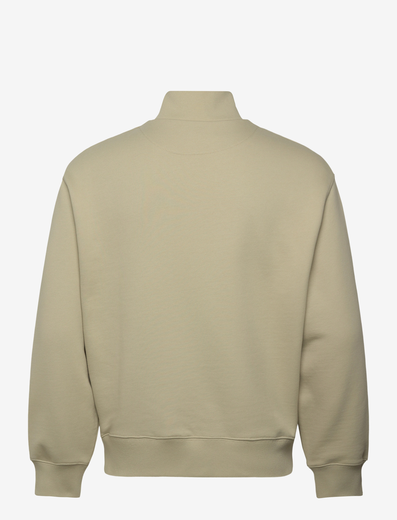 Maison Kitsune - FOX HEAD COMFORT HALF ZIP SWEATSHIRT - kleidung - stonebeige - 2