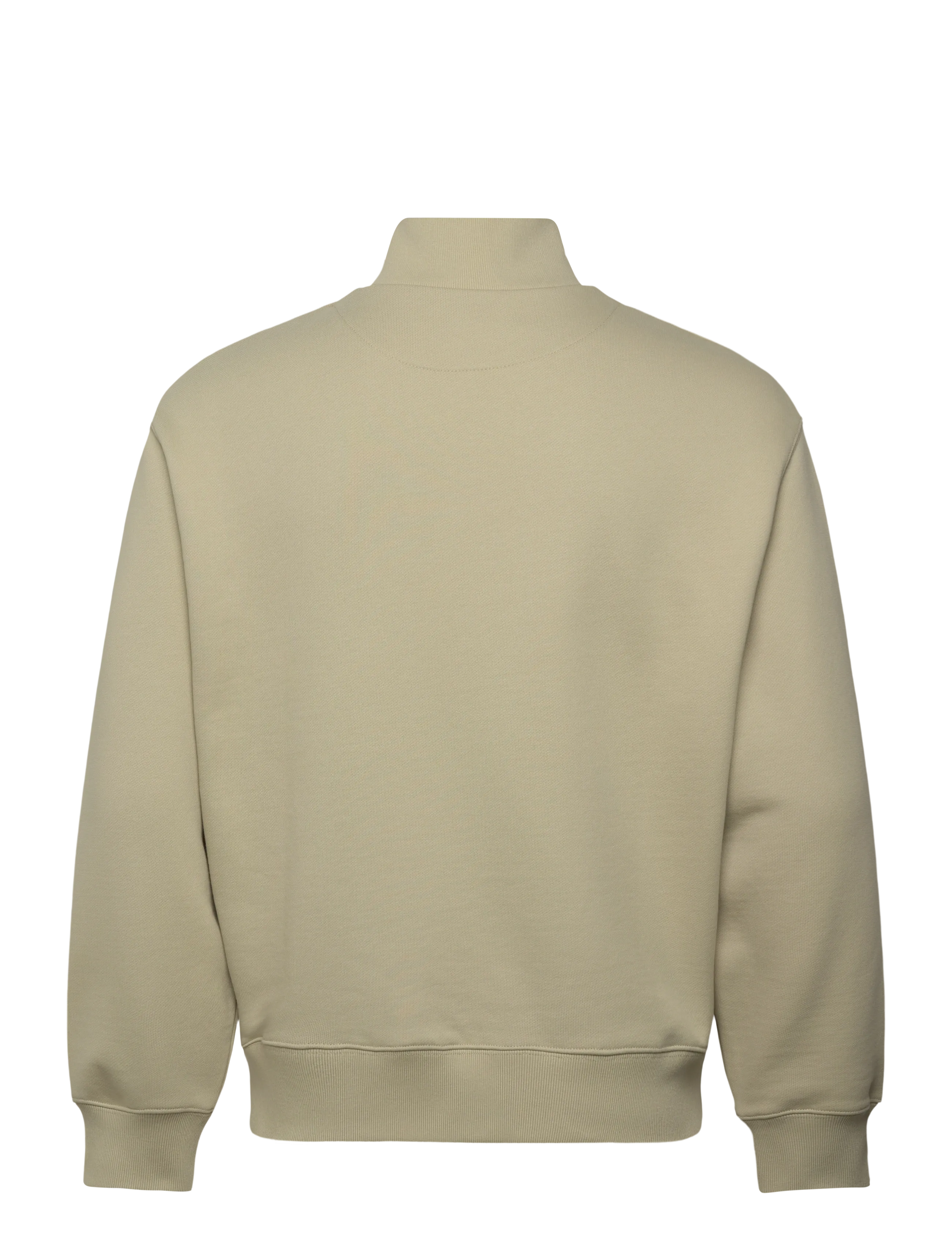 Maison Kitsune - FOX HEAD COMFORT HALF ZIP SWEATSHIRT - kläder - stonebeige - 2