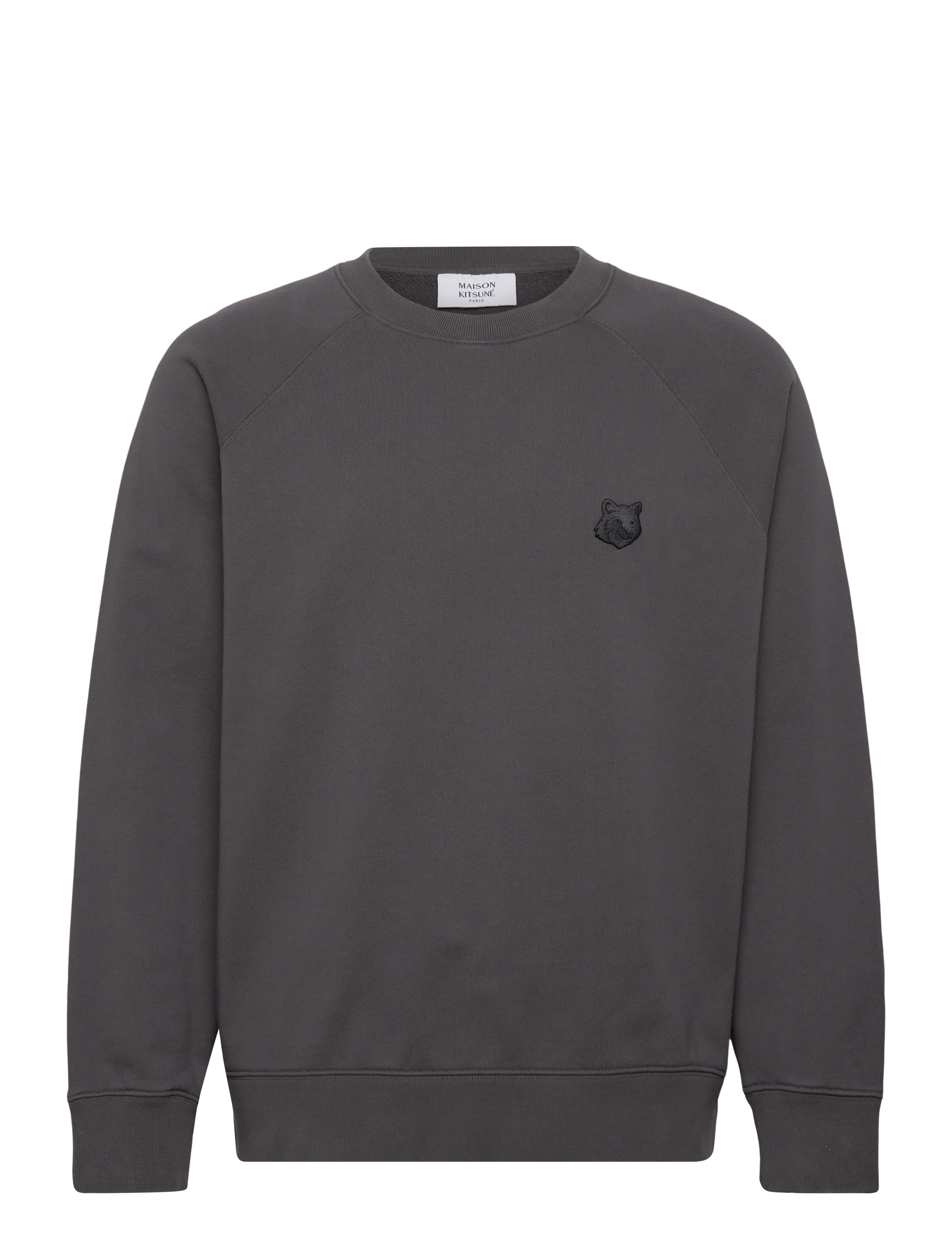 MAISON KITSUNE Fox Head Oversize Sweatshirt Grau - L - Herren