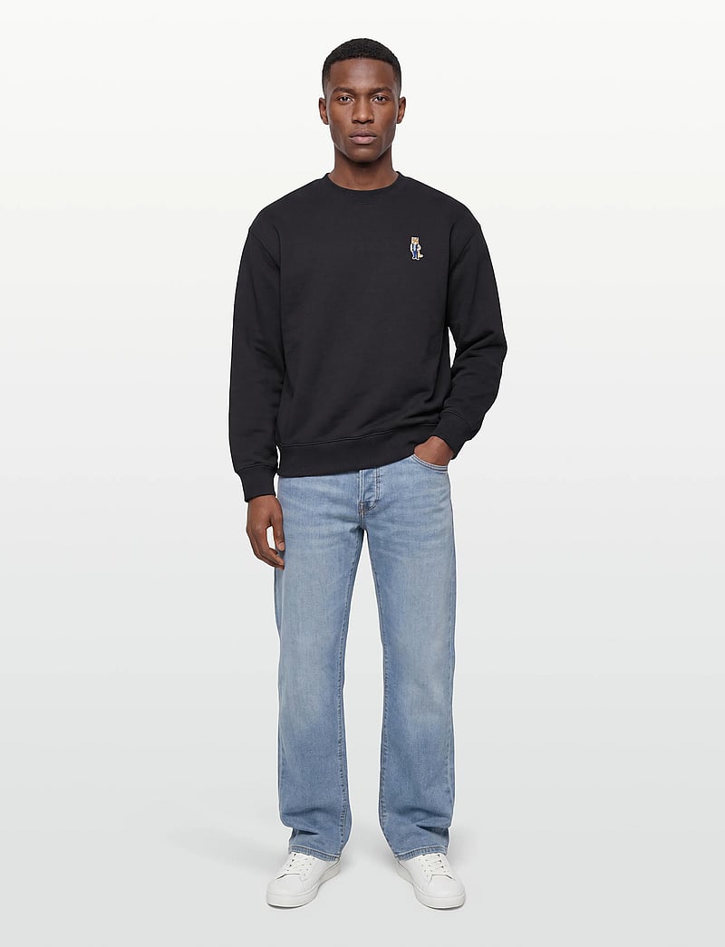 Maison Kitsune - DRESSED FOX COMFORT SWEATSHIRT - clothing - black - 0