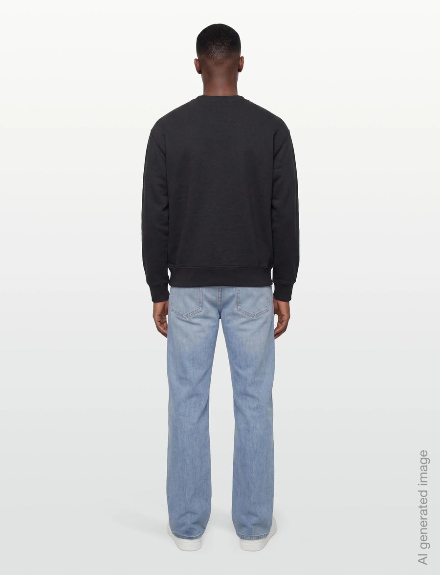 Maison Kitsune - DRESSED FOX COMFORT SWEATSHIRT - sweatshirts - black - 4