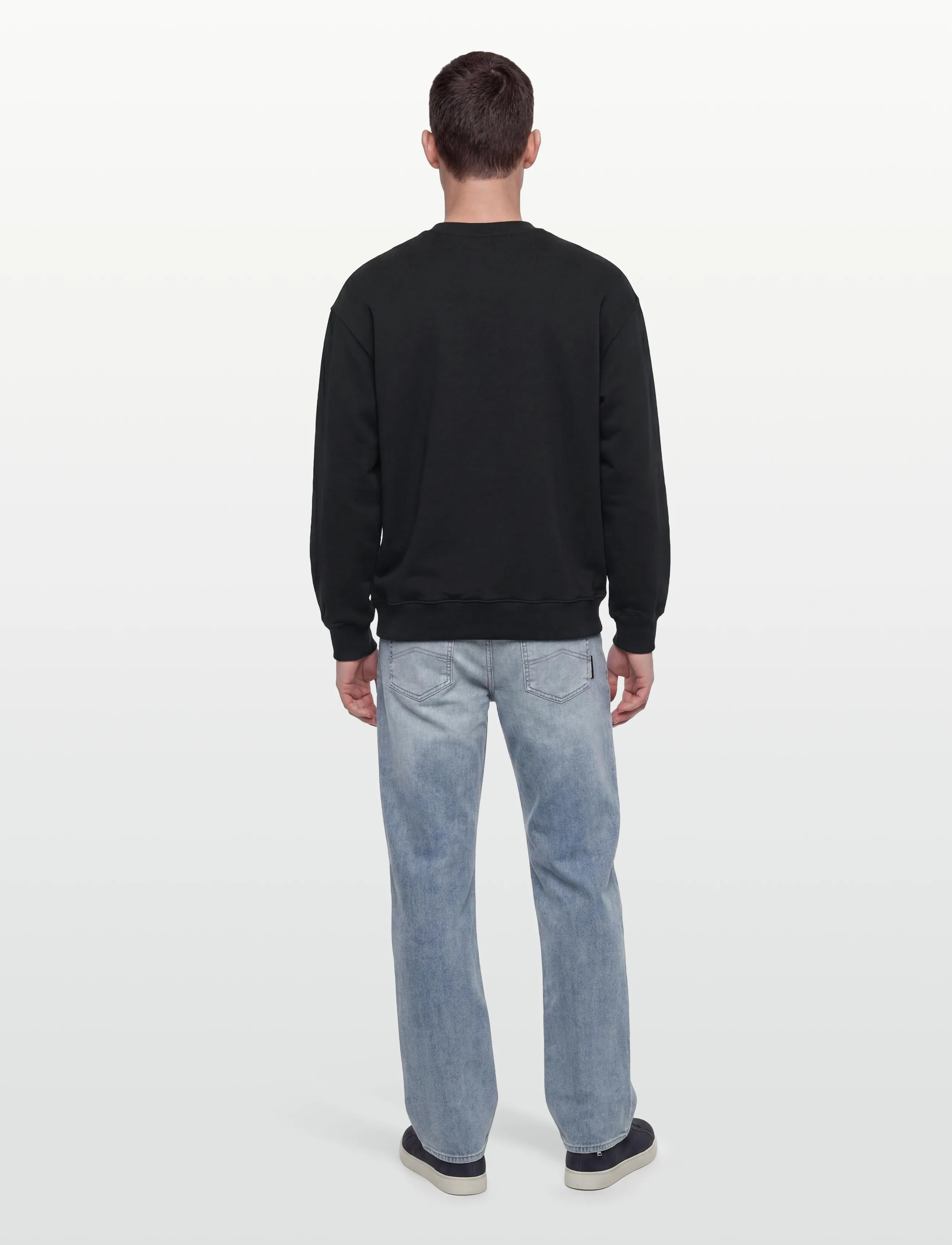 Maison Kitsune - STANDING FOX COMFORT SWEATSHIRT - clothing - black - 4