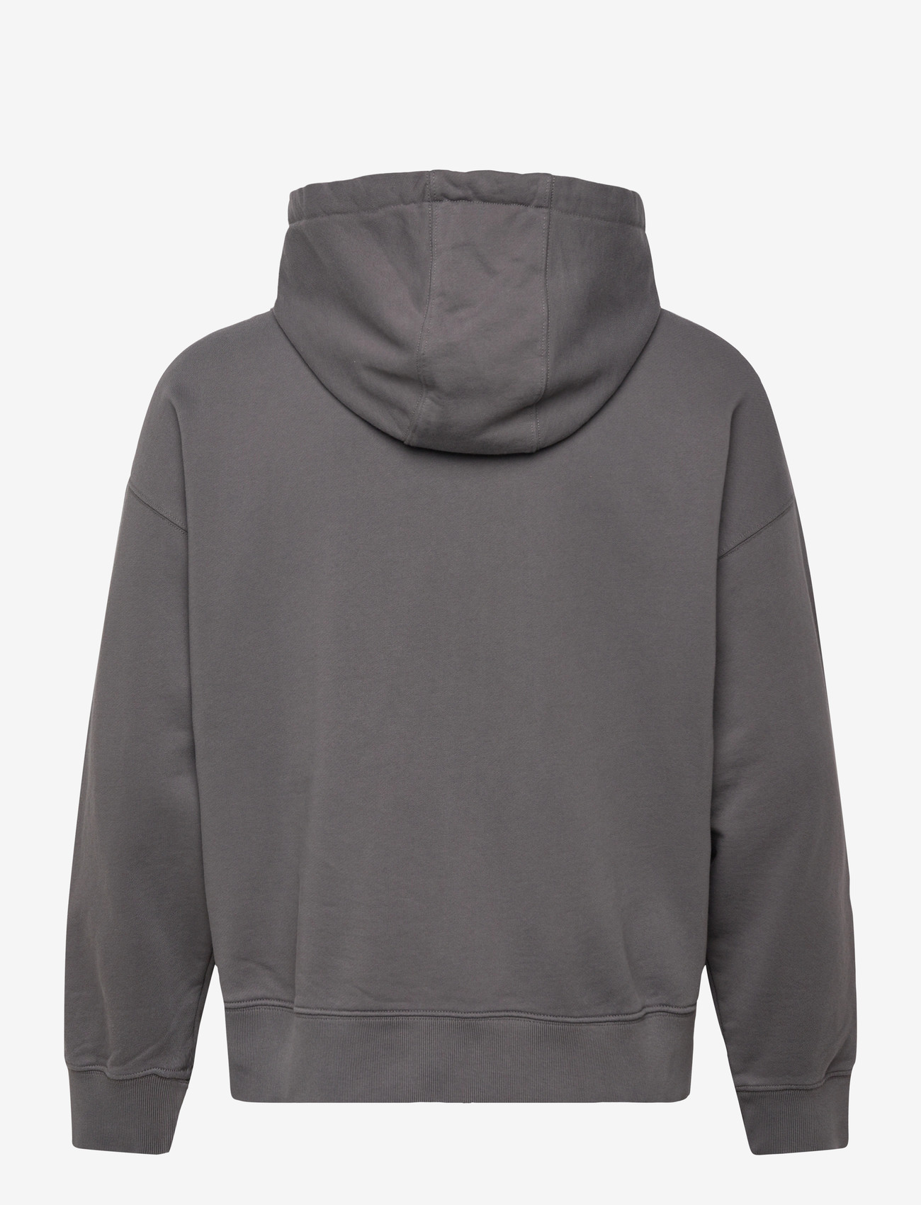 Maison Kitsune - FOX HEAD ZIPPED OVERSIZE HOODIE - kapuzenpullover - charcoal - 1
