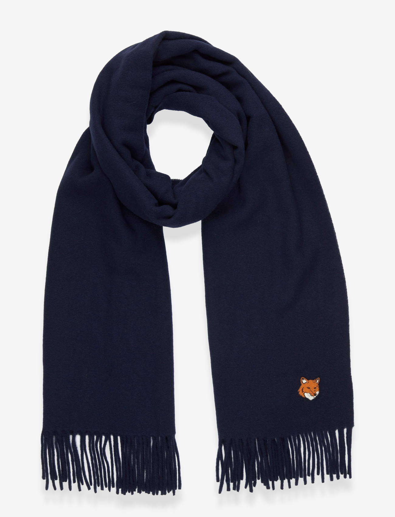 Maison Kitsune - FOX HEAD SCARF - winterschals - classicnavy - 0