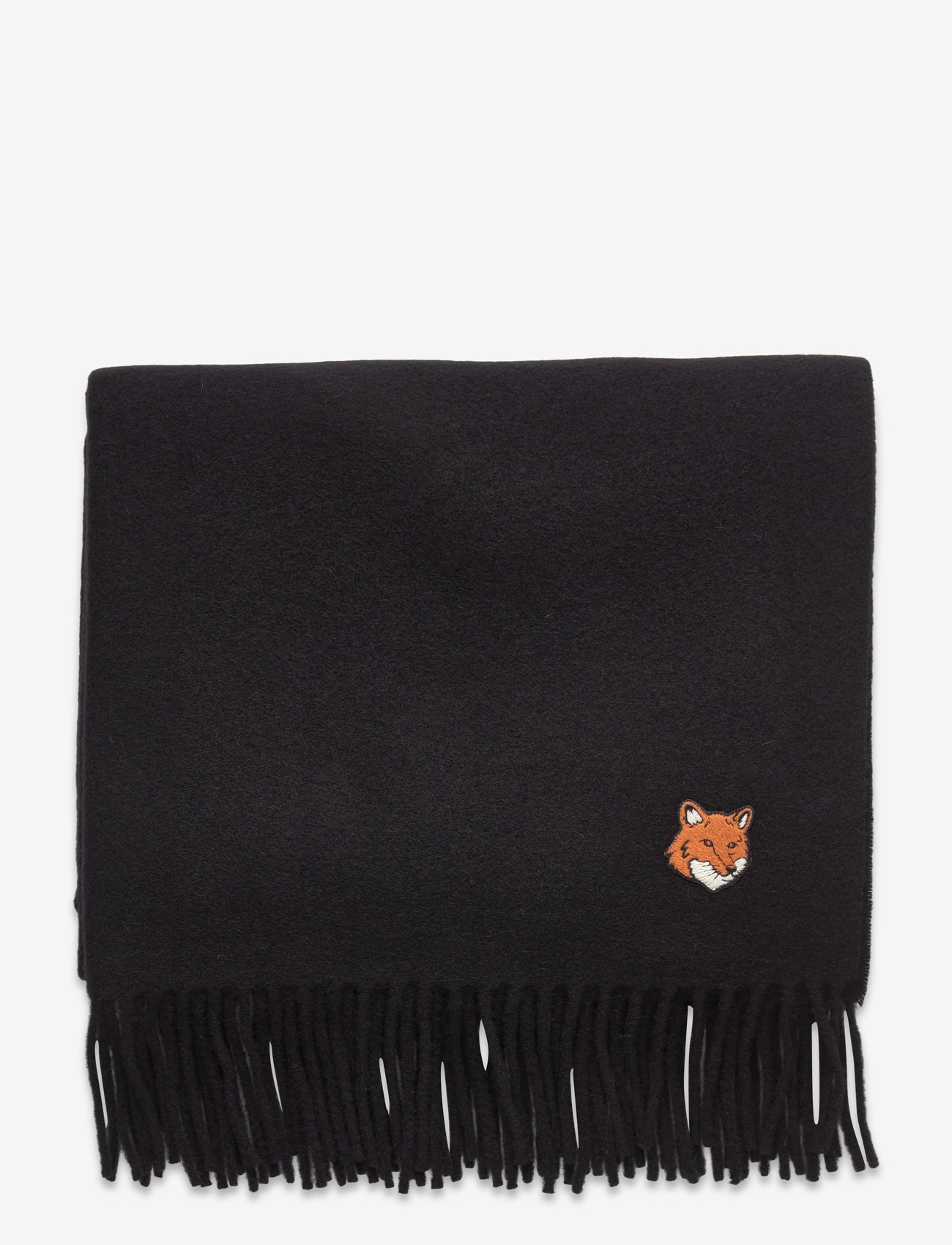 Maison Kitsune - FOX HEAD SCARF - halstørklæder - black - 1