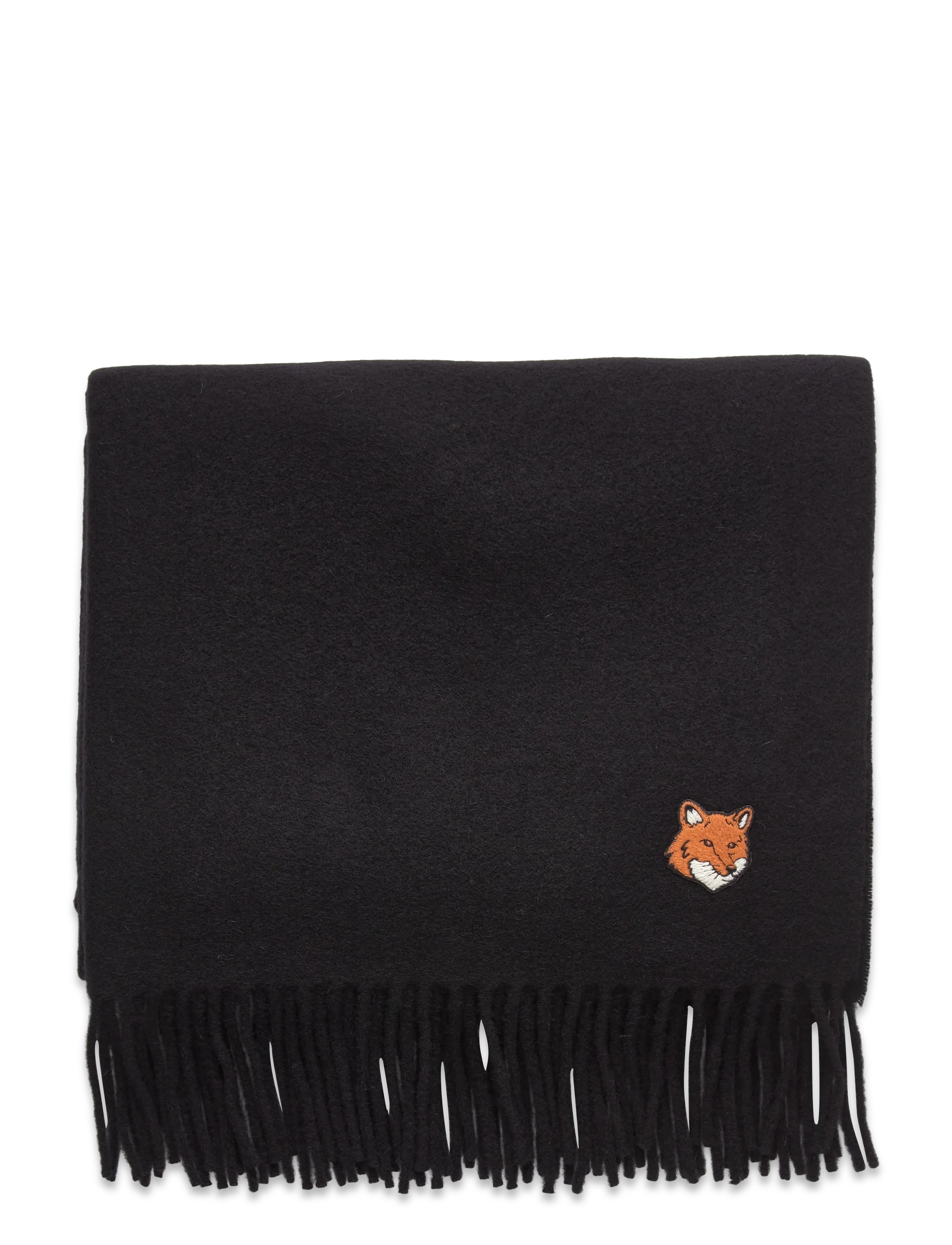 Maison Kitsune - FOX HEAD SCARF - Šalikai žiemai - black - 1