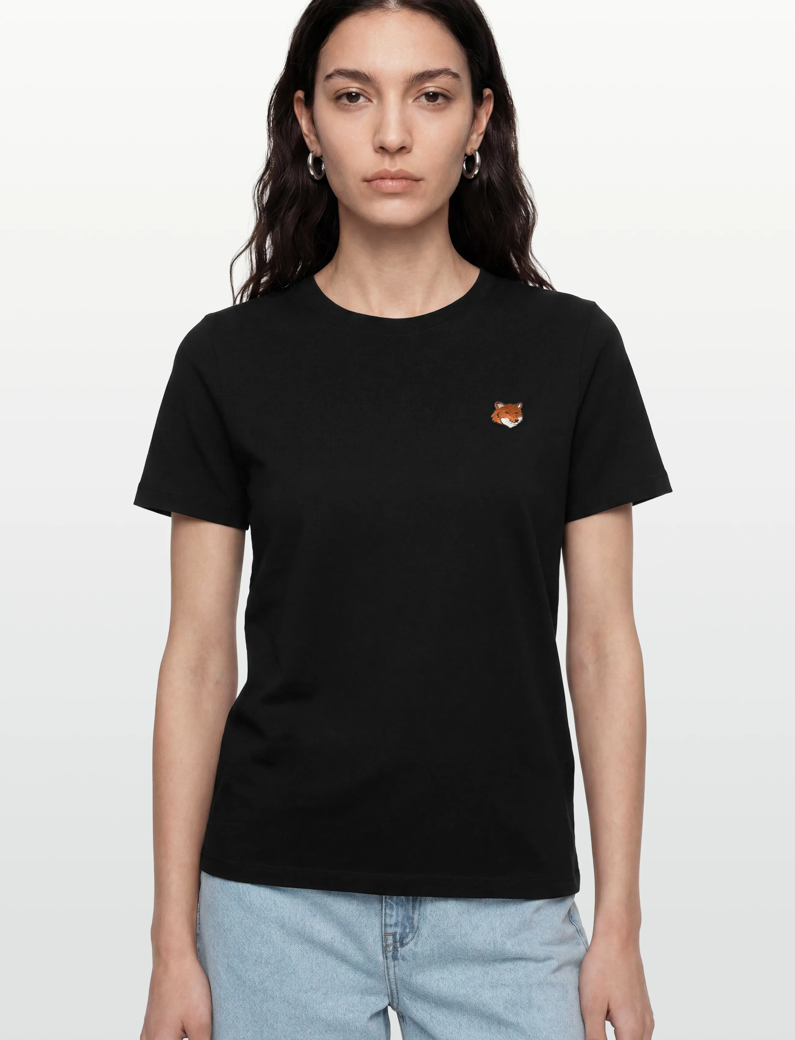 Maison Kitsune Fox Head Regular Tee-Shirt t-shirts dam – bild 2