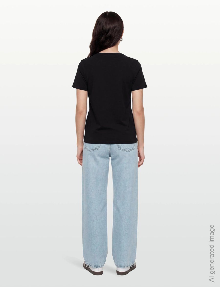Maison Kitsune - FOX HEAD REGULAR TEE-SHIRT - t-shirts - black - 4