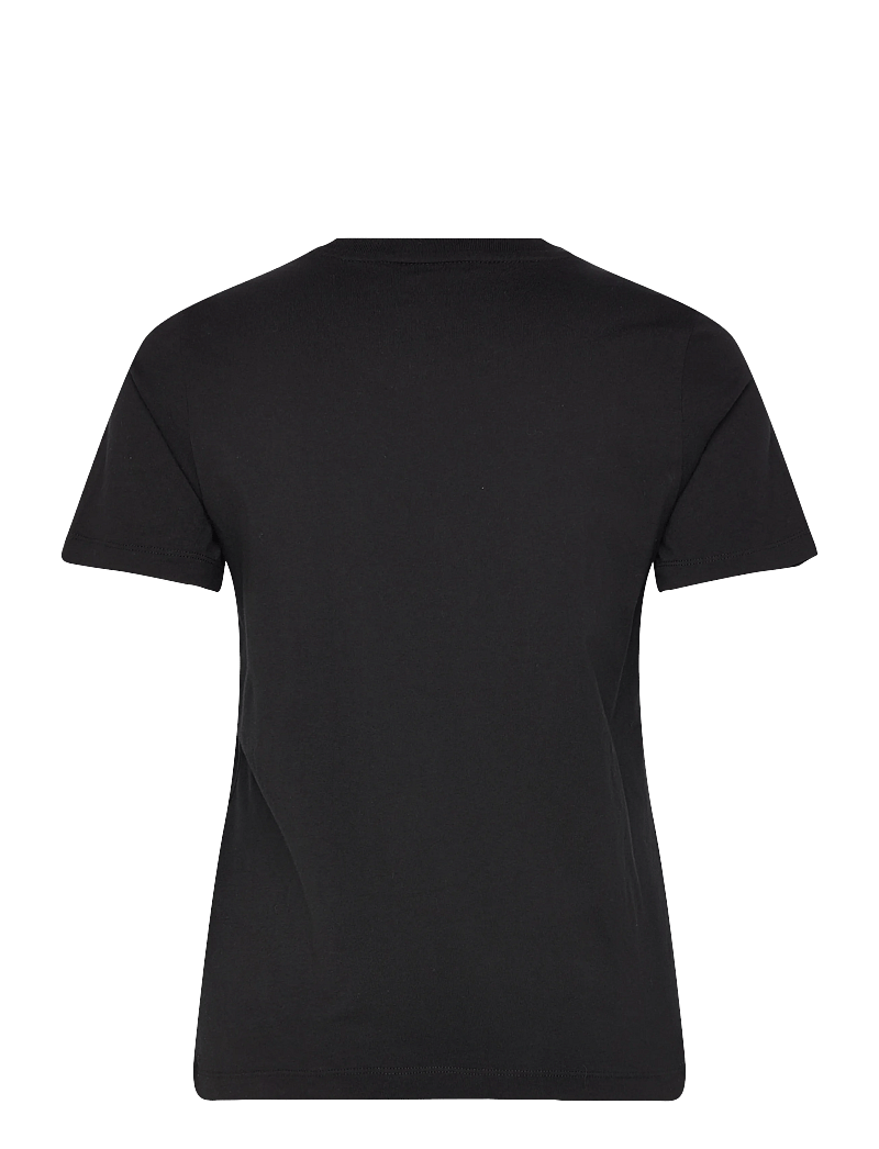 Maison Kitsune - BABY FOX PATCH REGULAR TEE SHIRT - t-shirts - black - 1