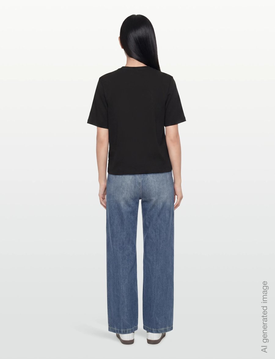 Maison Kitsune - DRESSED FOX COMFORT TEE-SHIRT - t-shirts - black - 4