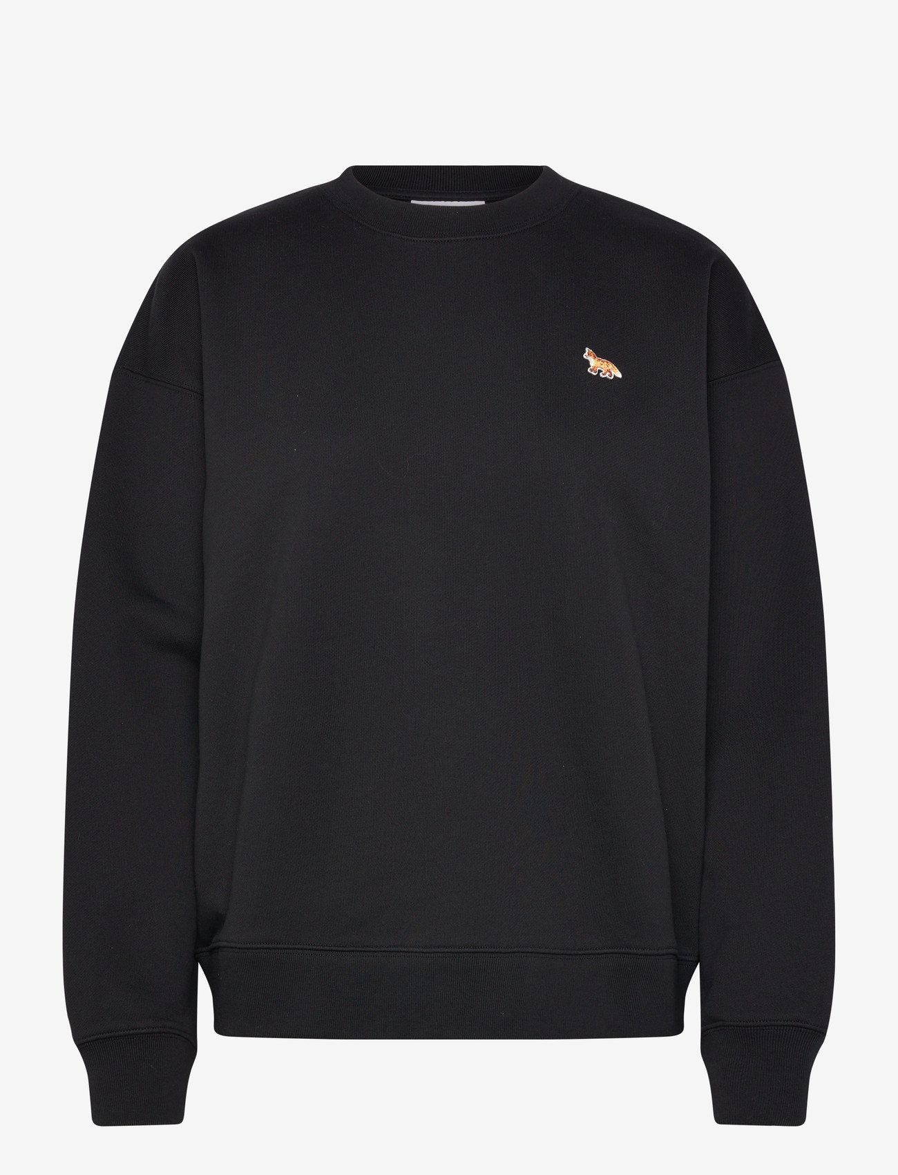 Maison Kitsune - BABY FOX COMFORT SWEATSHIRT - alltags-style - black - 0