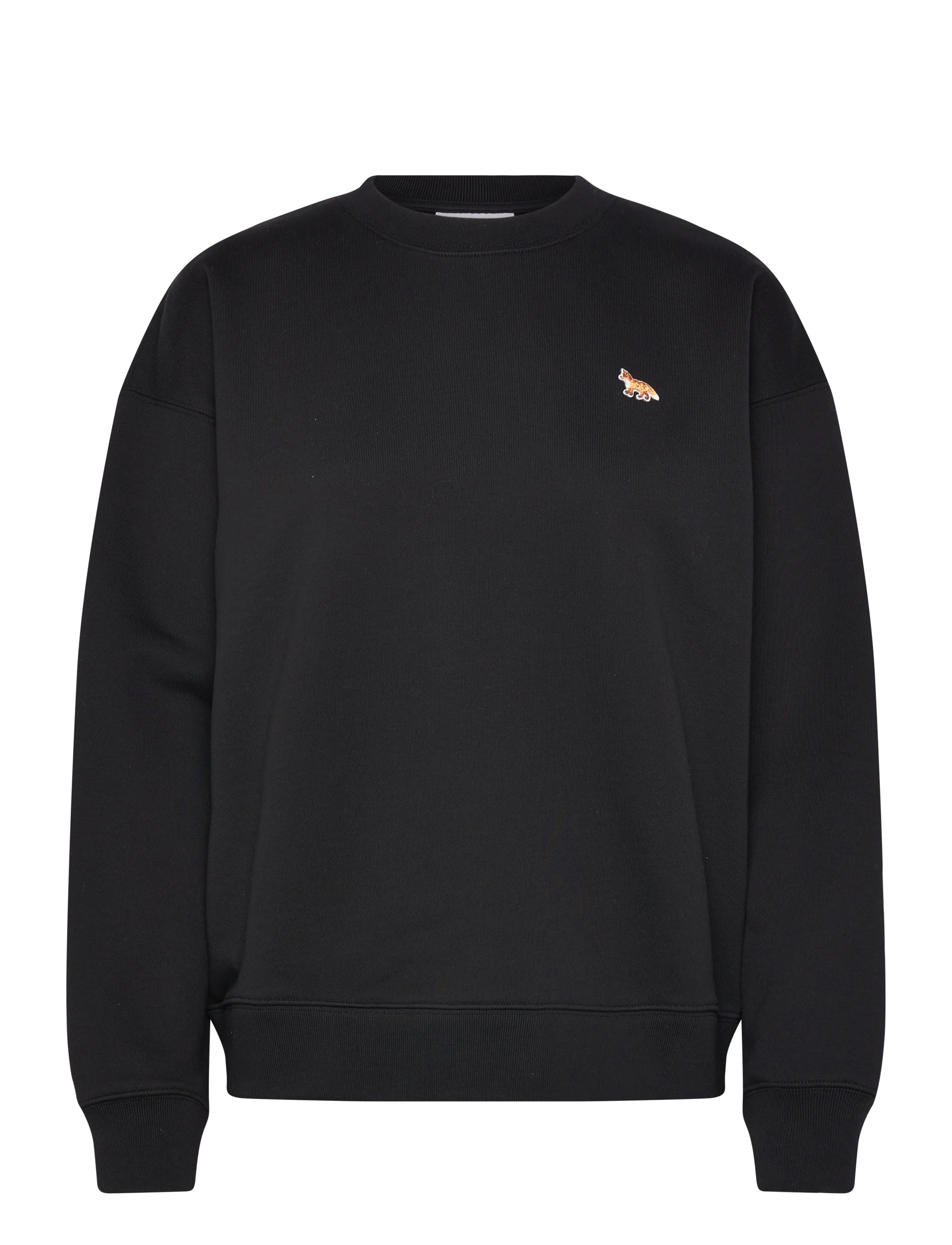 Maison Kitsune BABY FOX COMFORT SWEATSHIRT - Tøj - BLACK / black