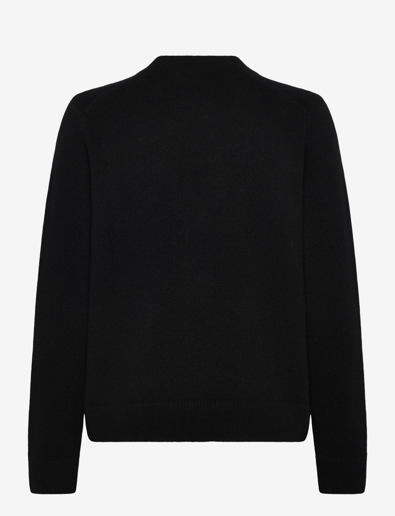 Maison Kitsune - BABY FOX PATCH BOXY CARDIGAN - cardigans - black - 1