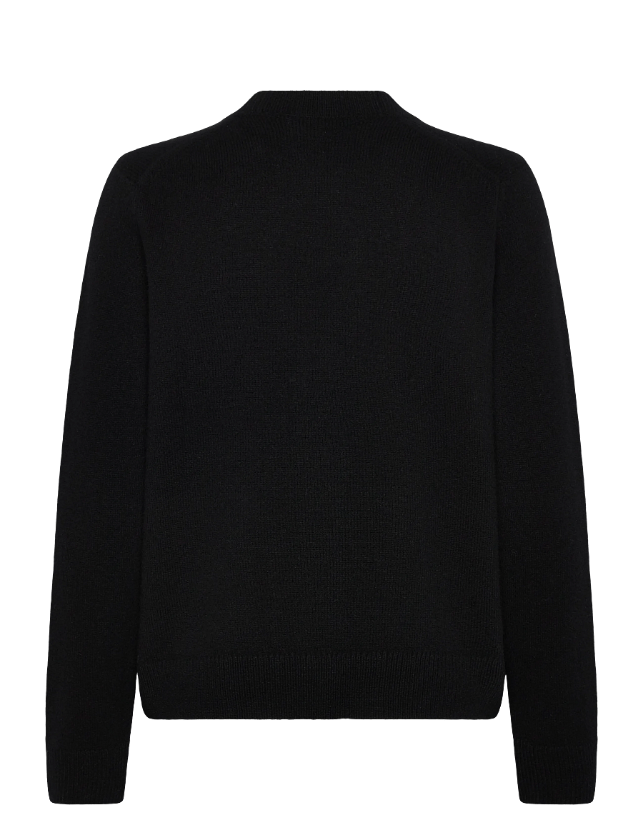 Maison Kitsune - BABY FOX PATCH BOXY CARDIGAN - strickjacken - black - 2
