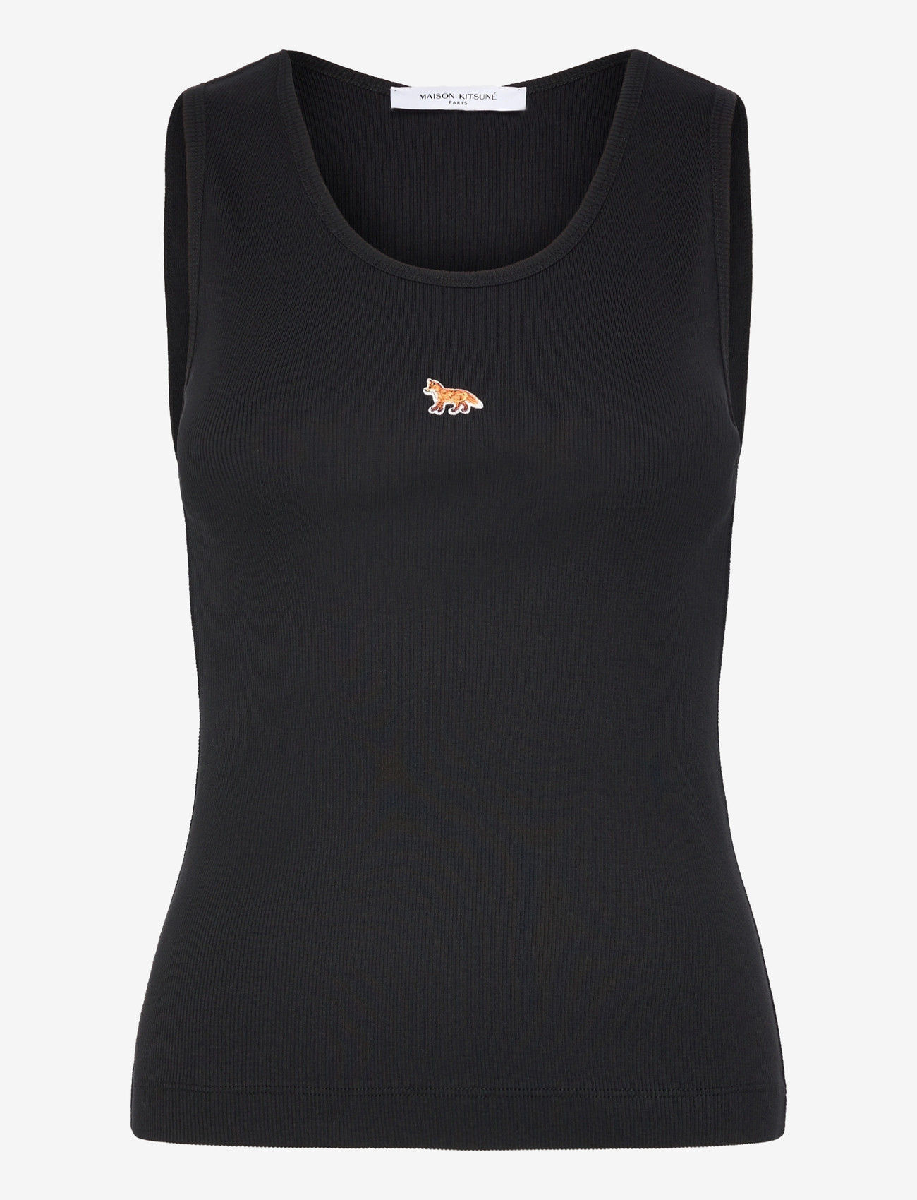 Maison Kitsune - BABY FOX TANK TOP - Ärmellose tops - black - 0