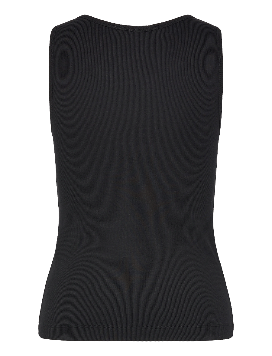 Maison Kitsune - BABY FOX TANK TOP - tanktops - black - 2