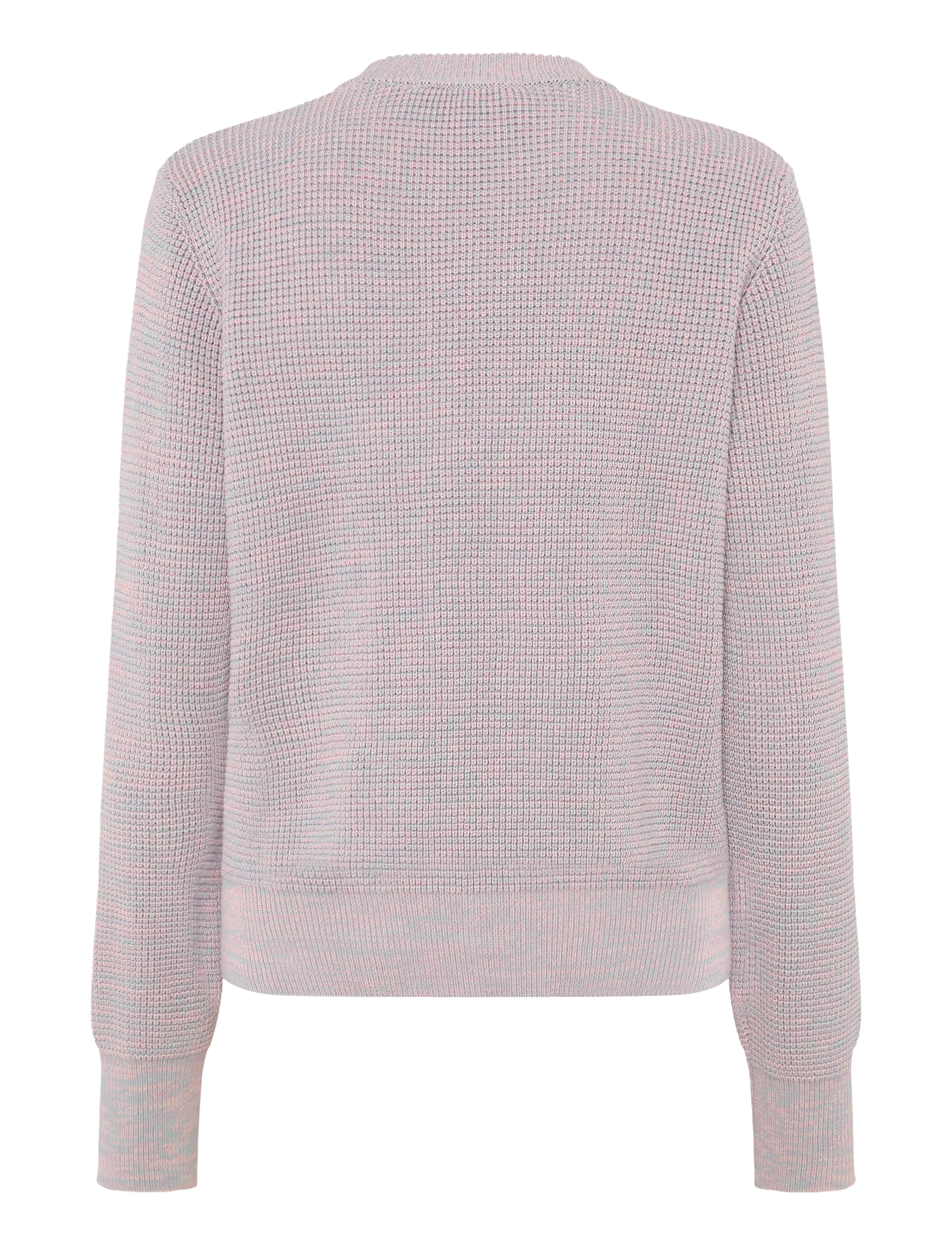Maison Kitsune - MAISON KITSUNE HANDWRITING WAFFLE JUMPER - light purple - 1